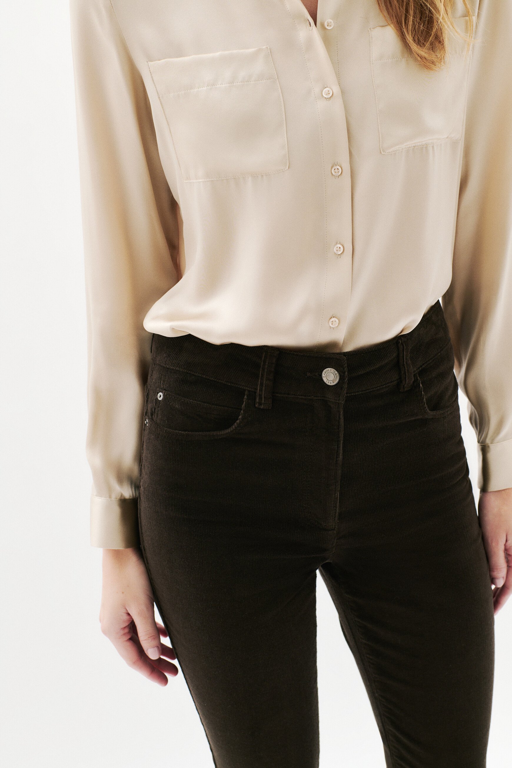 pchicagov trousers dark brown woman Pchicagov trousers dark brown woman