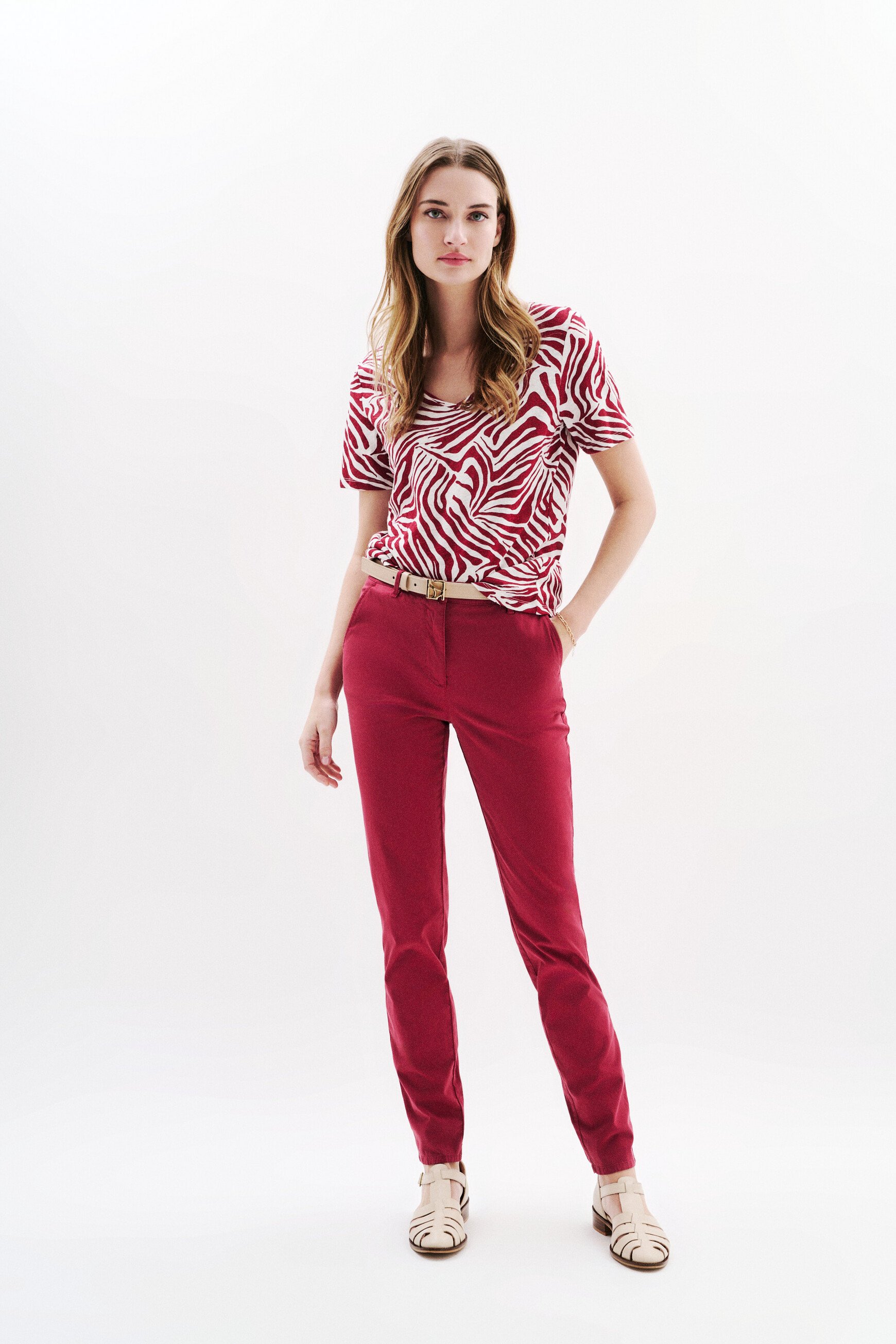 maglietta tmario rosso bordeaux donna Maglietta Tmario rosso bordeaux donna