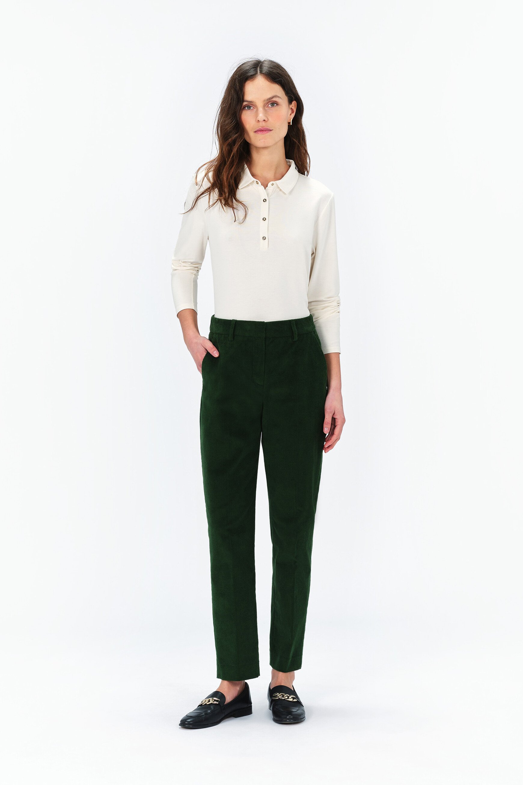 pantalon psidika vert fonce femme Pantalon psidika vert fonce femme