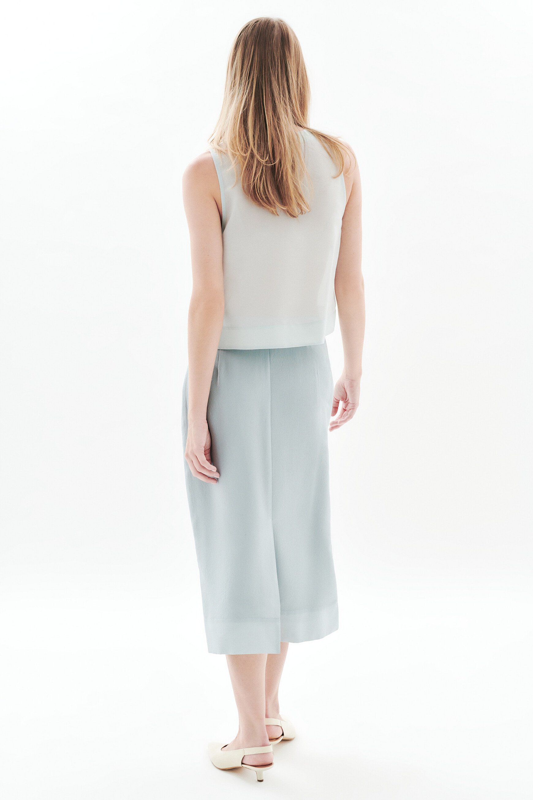 jupe johna bleu gris femme Jupe Johna bleu gris femme
