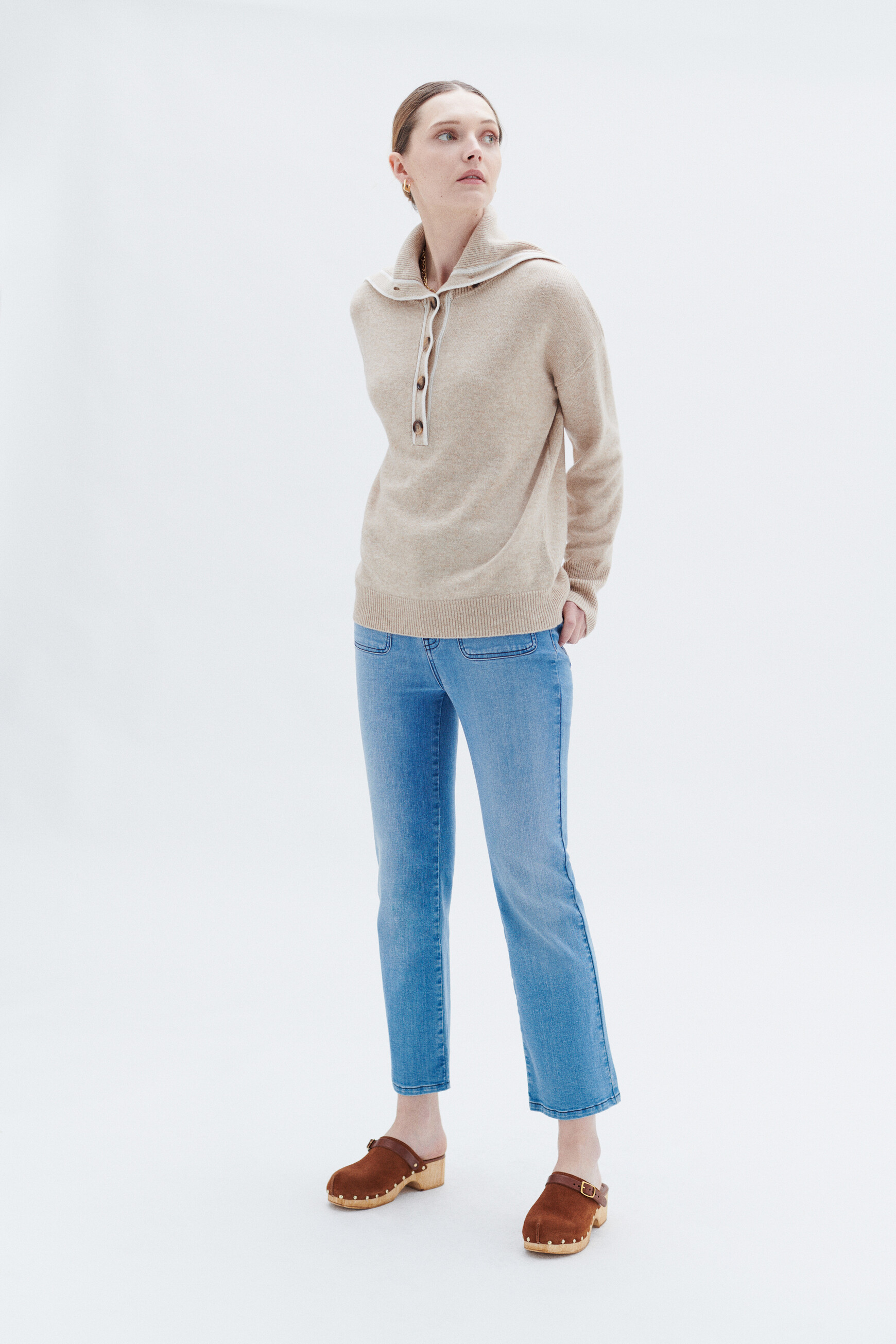 Pull marcelino marron femme