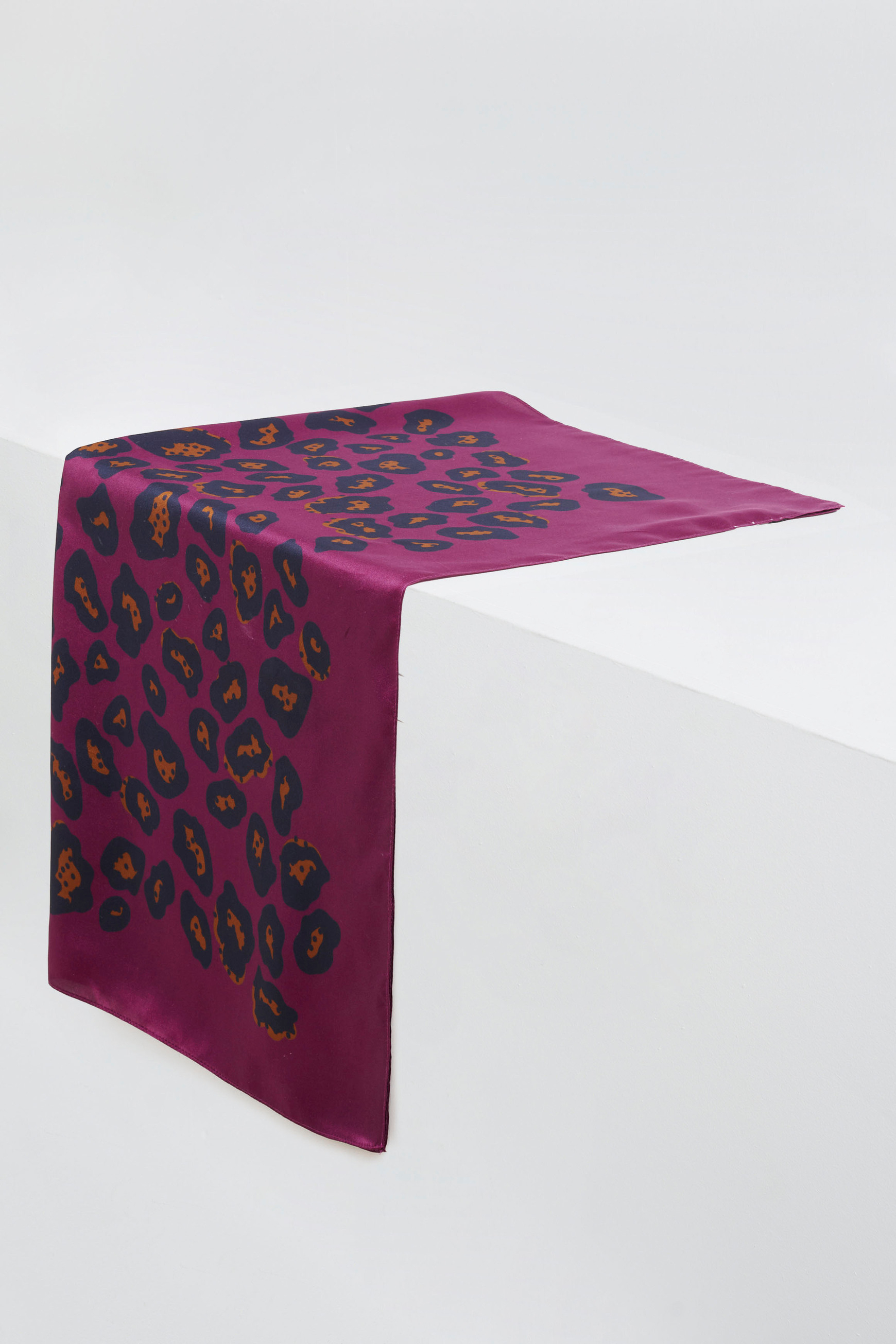 foulard helena 100 soie prune femme foulard helena 100% soie prune femme