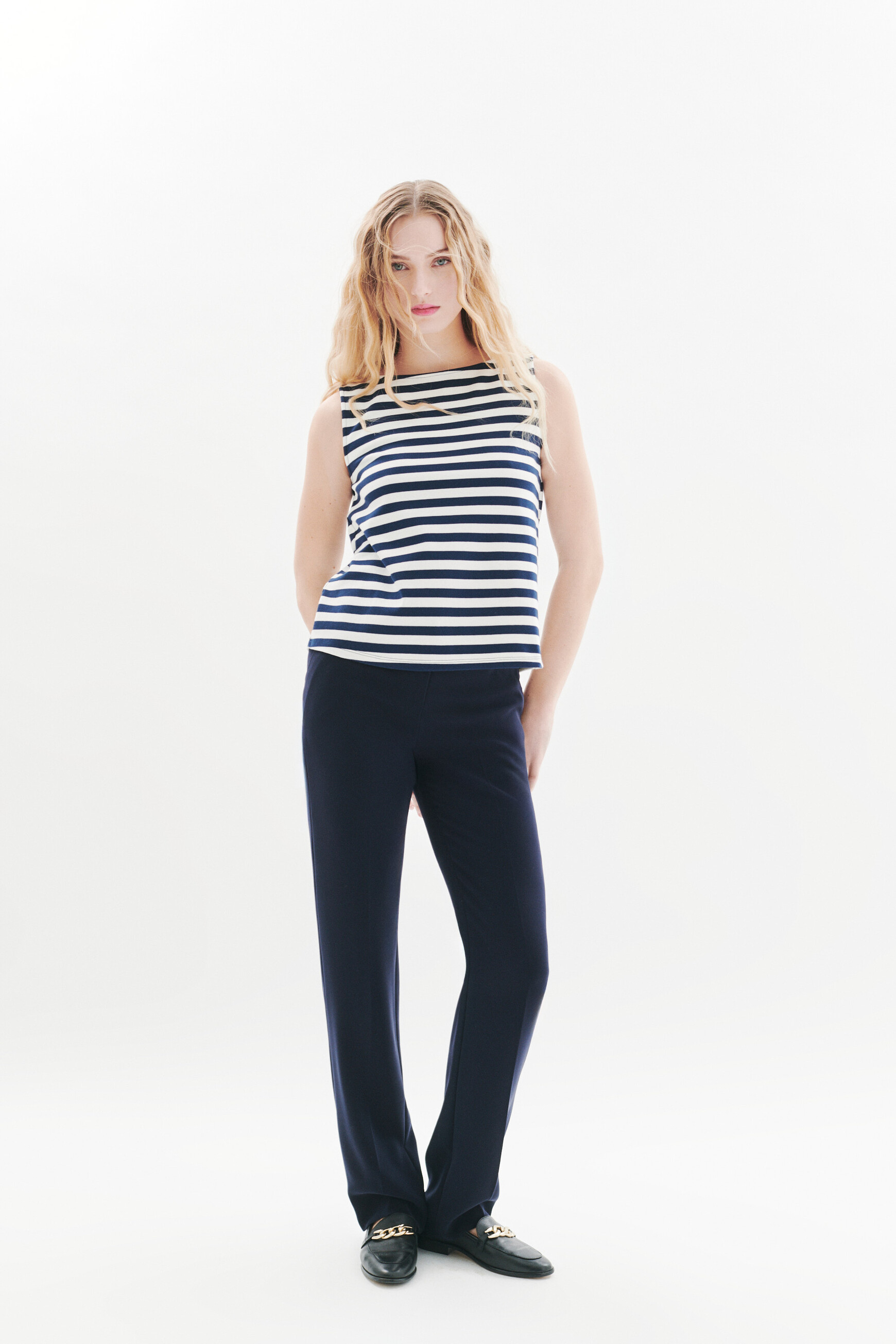 t shirt tdriss1 bleu marine femme T-shirt Tdriss1 bleu marine femme
