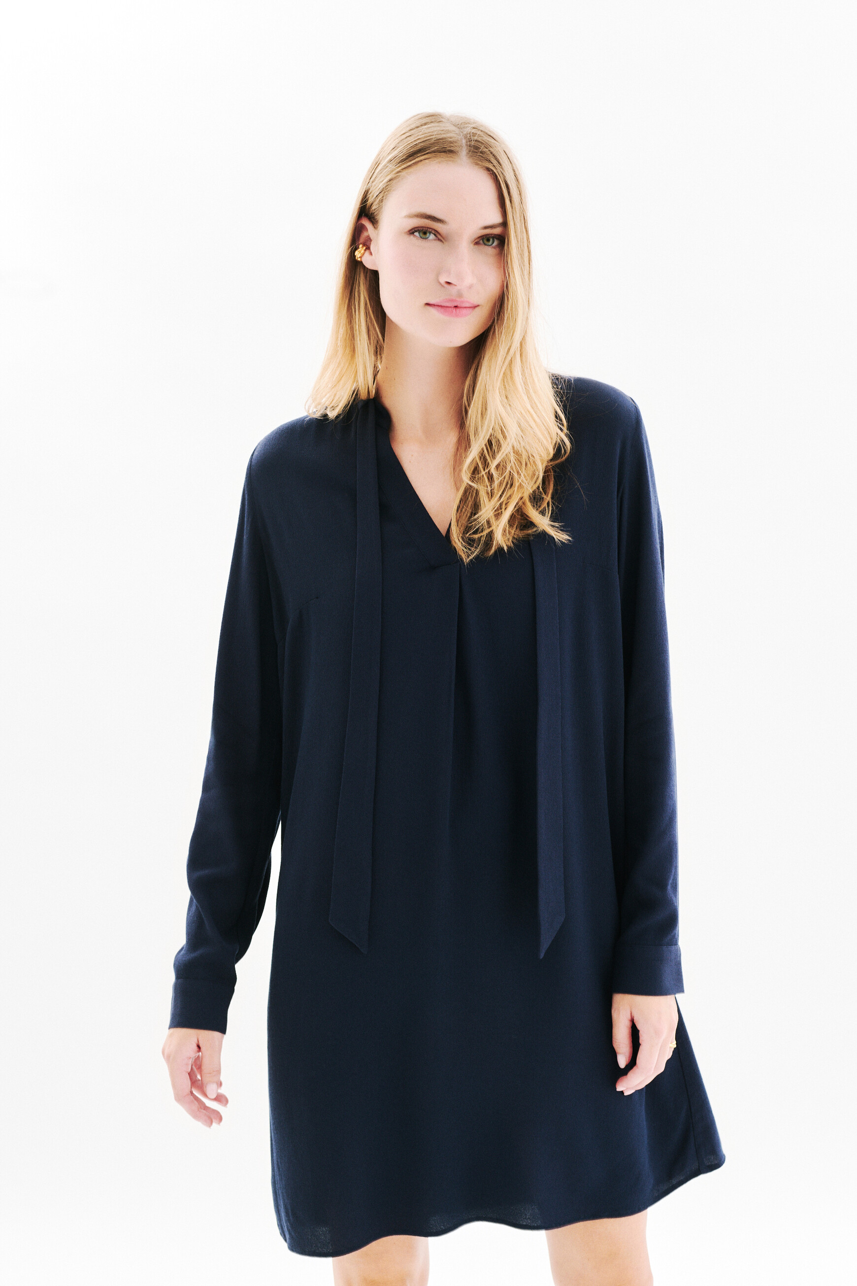 Abito Romette blu navy donna