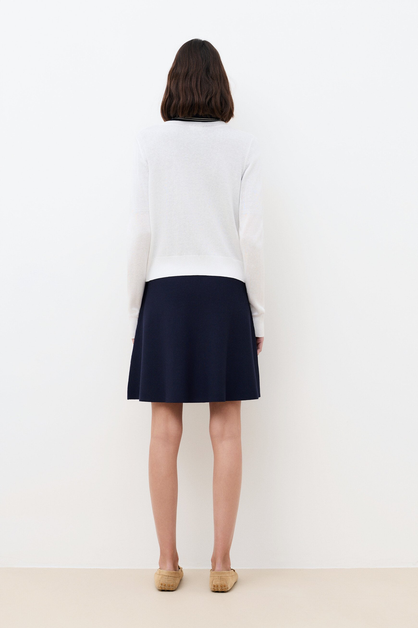 Mcallie sweater ecru woman