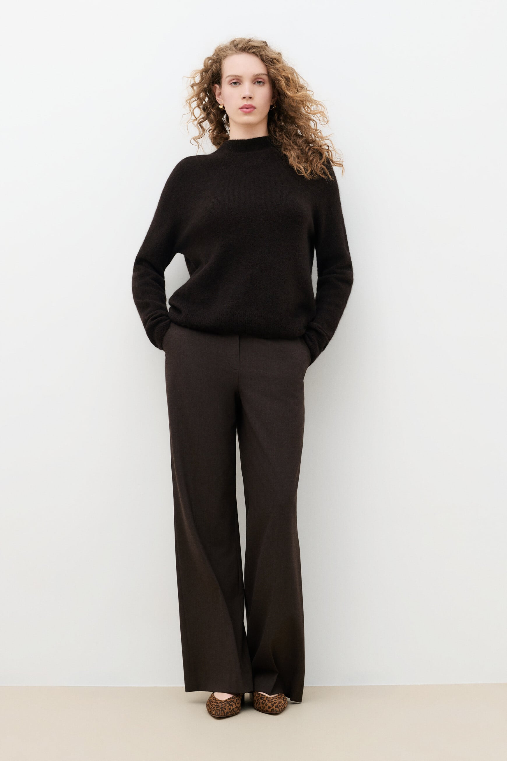 Marianno sweater dark brown woman