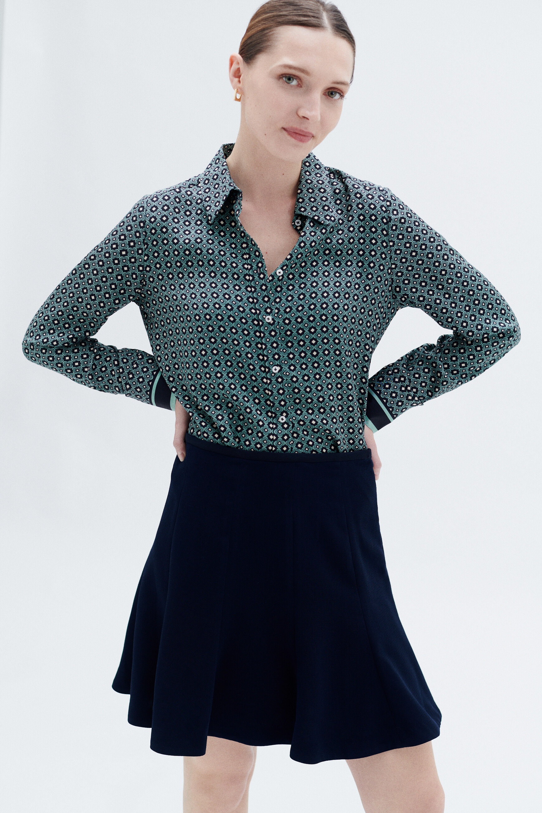 jupe jannie bleu marine femme Jupe jannie bleu marine femme