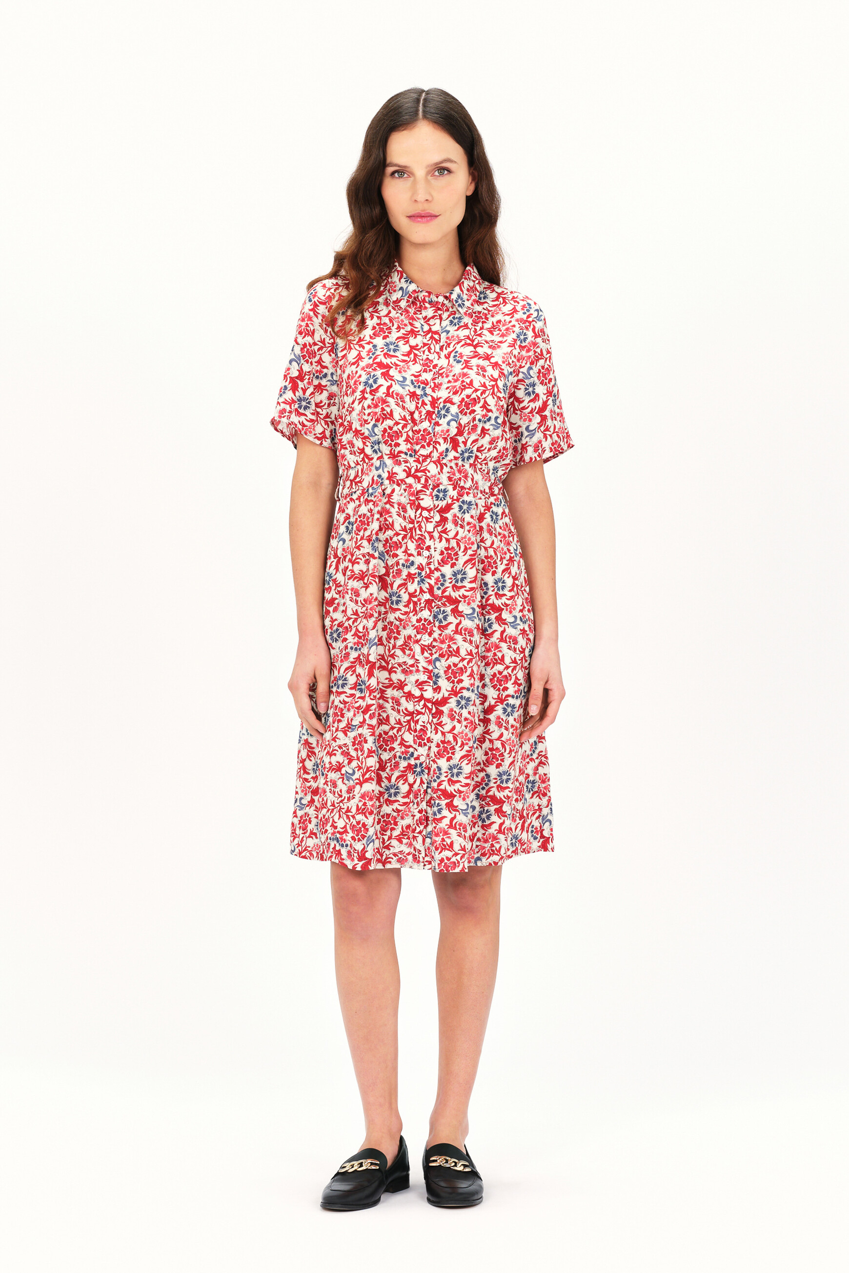 Robe romeo rouge clair femme