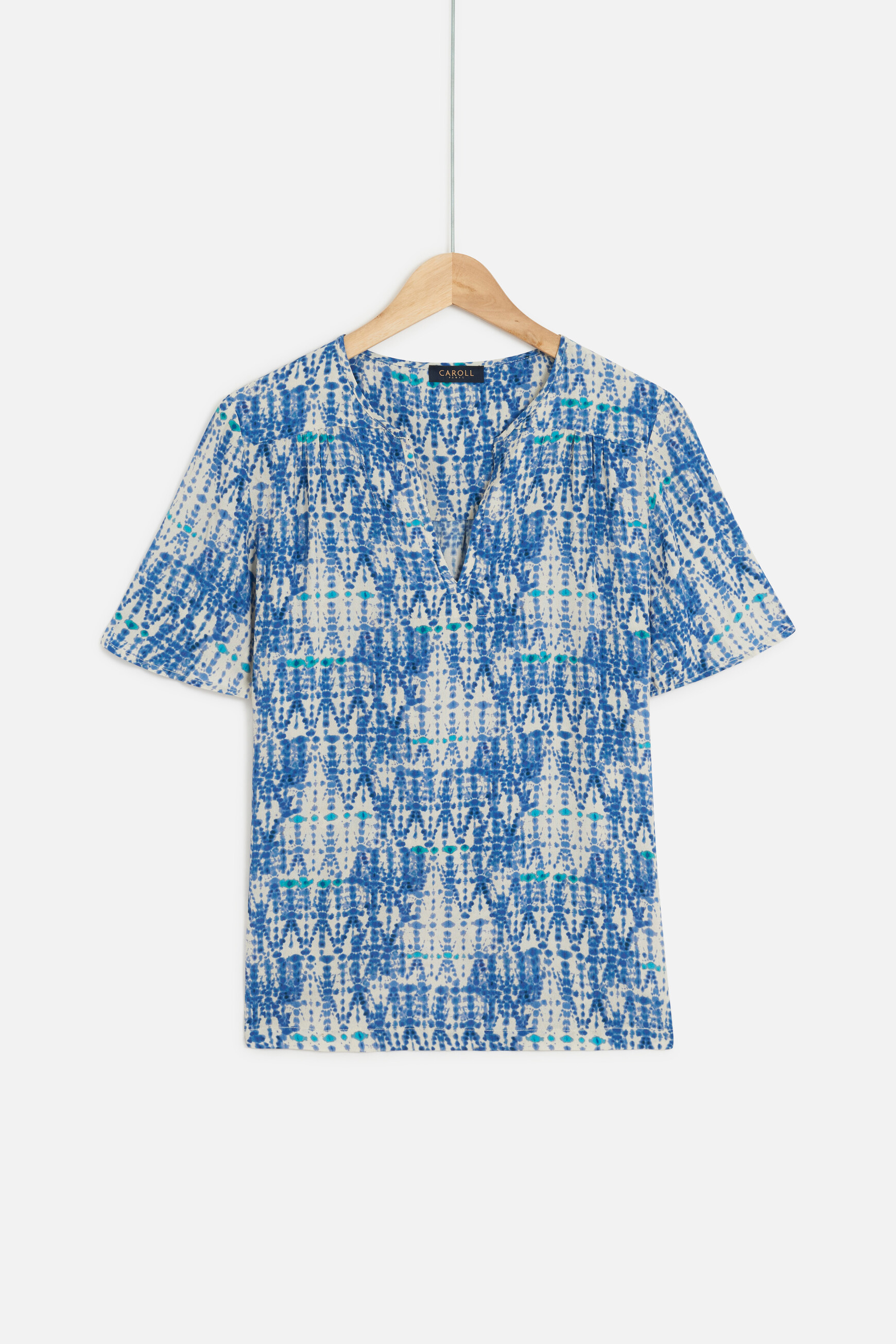 blouse tie and dye bleu femme Blouse tie and dye bleu femme