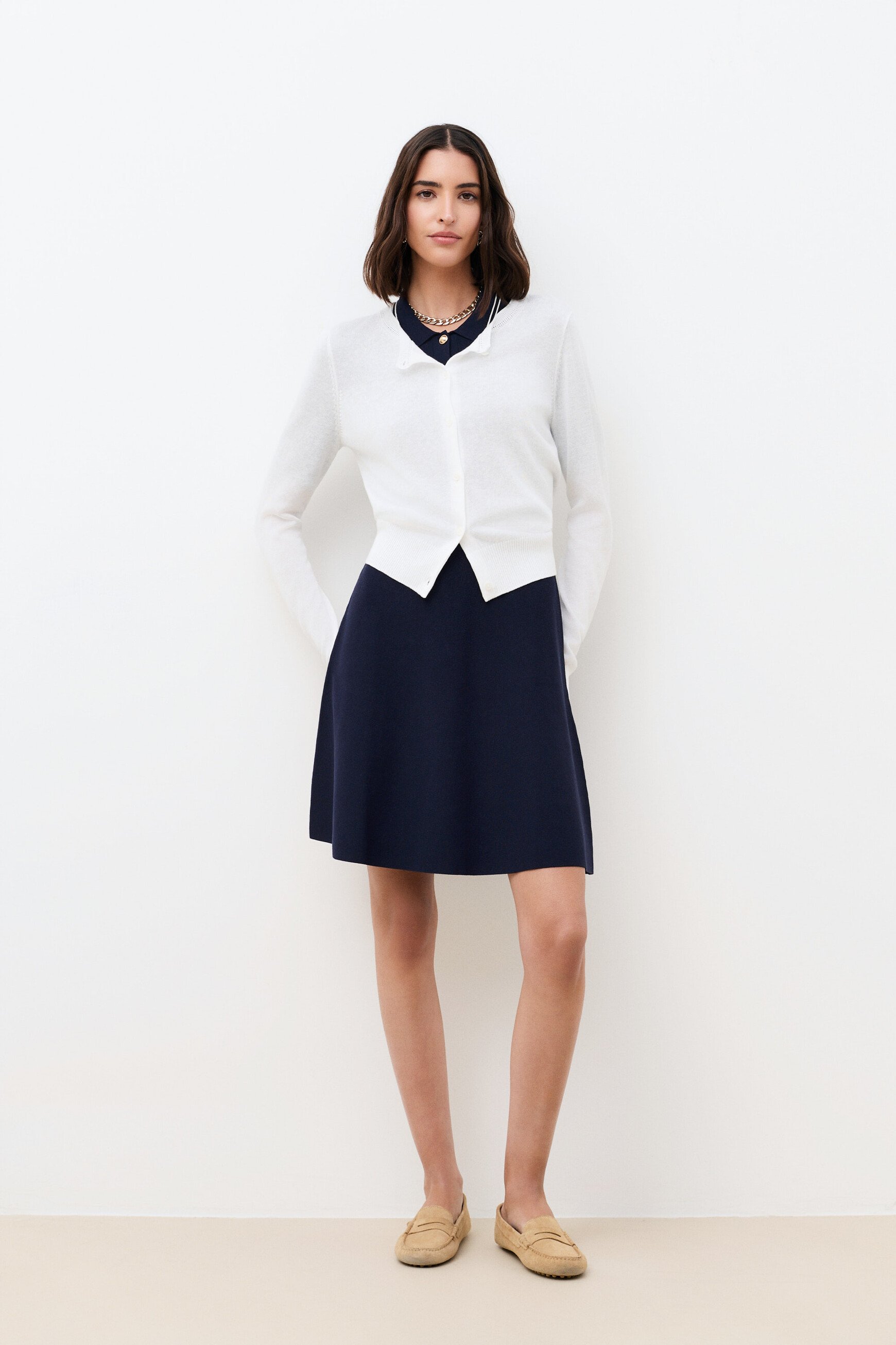 Mcallie sweater ecru woman