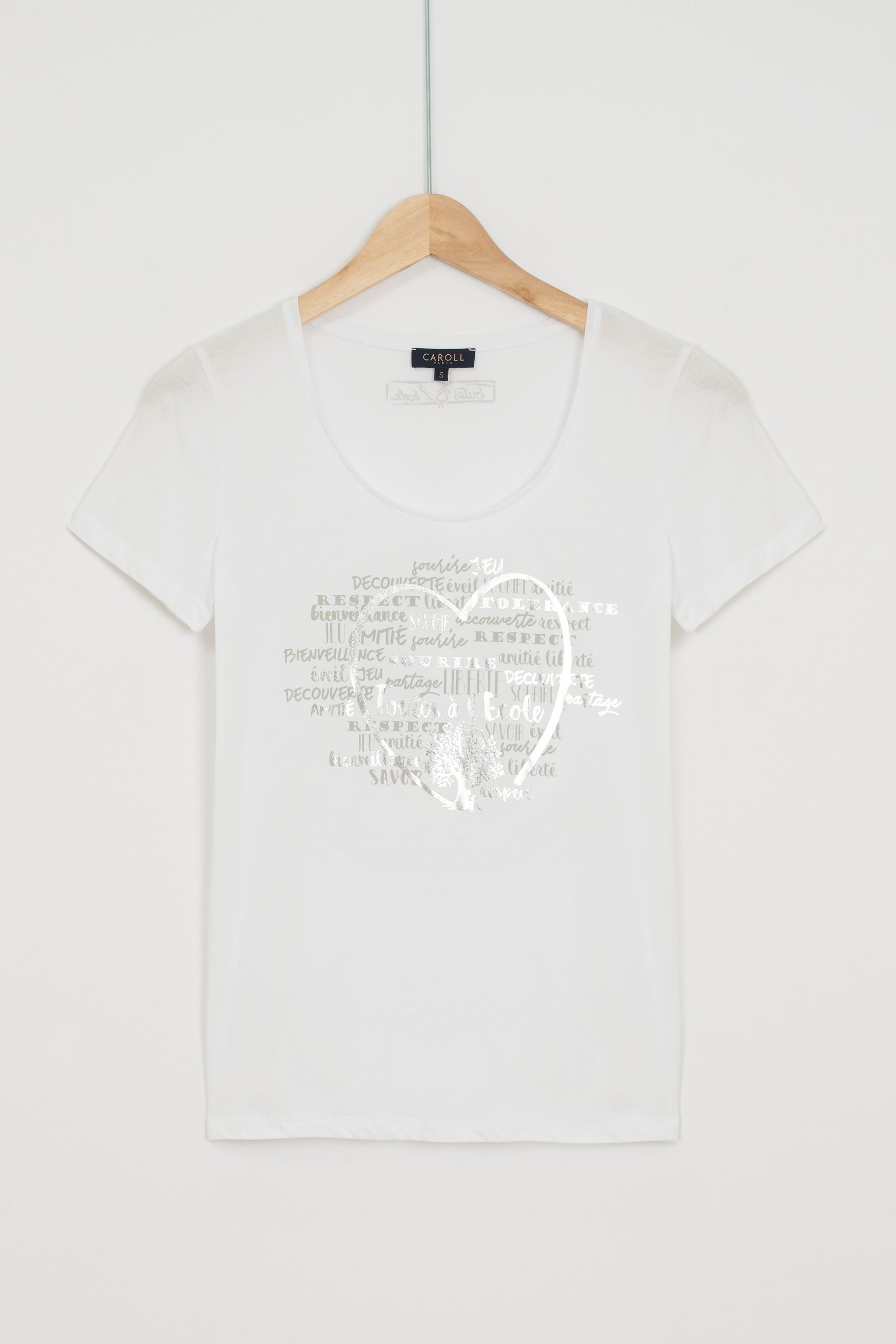 t shirt sheila blanc femme T-shirt Sheila blanc femme