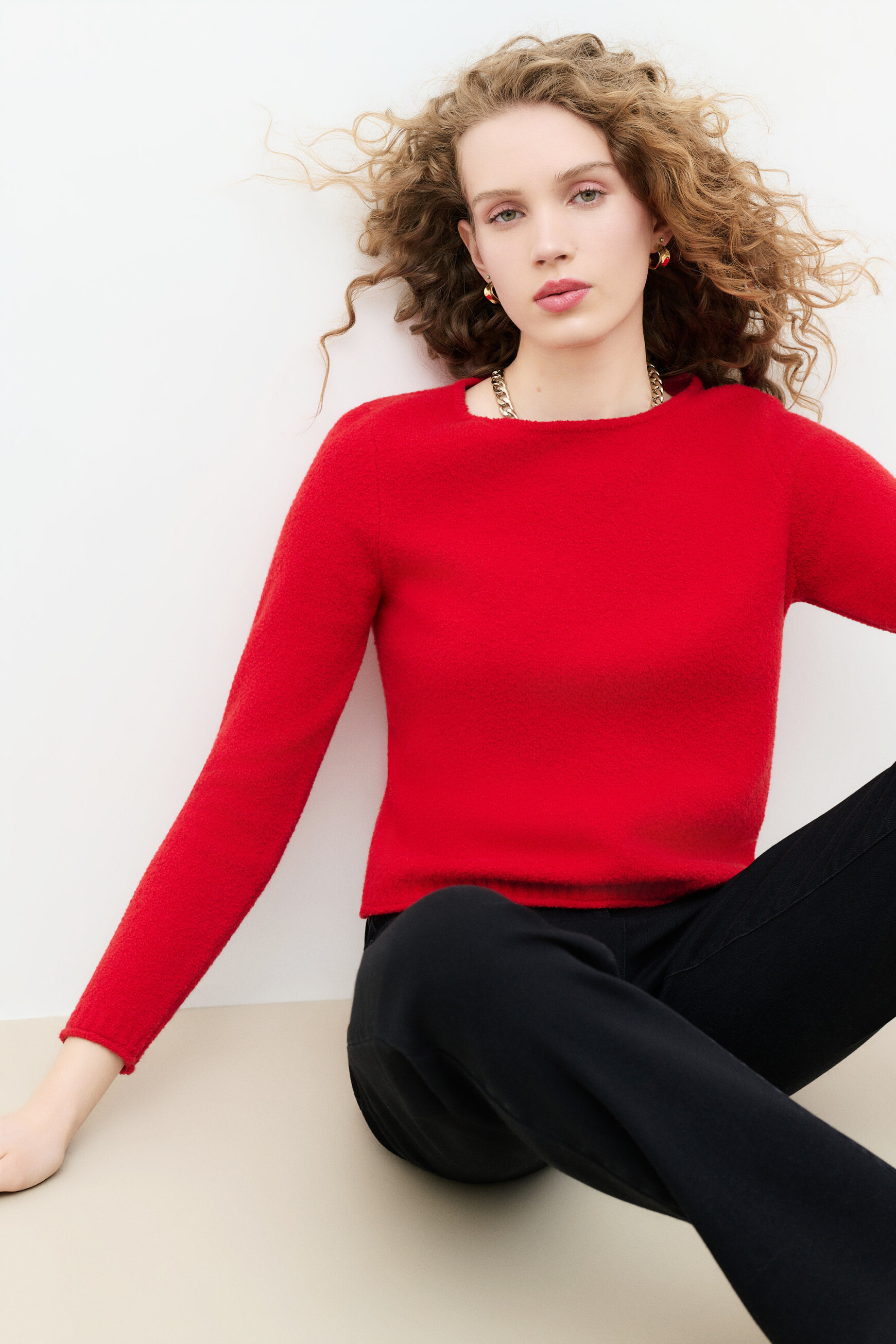 Mpierre sweater red woman