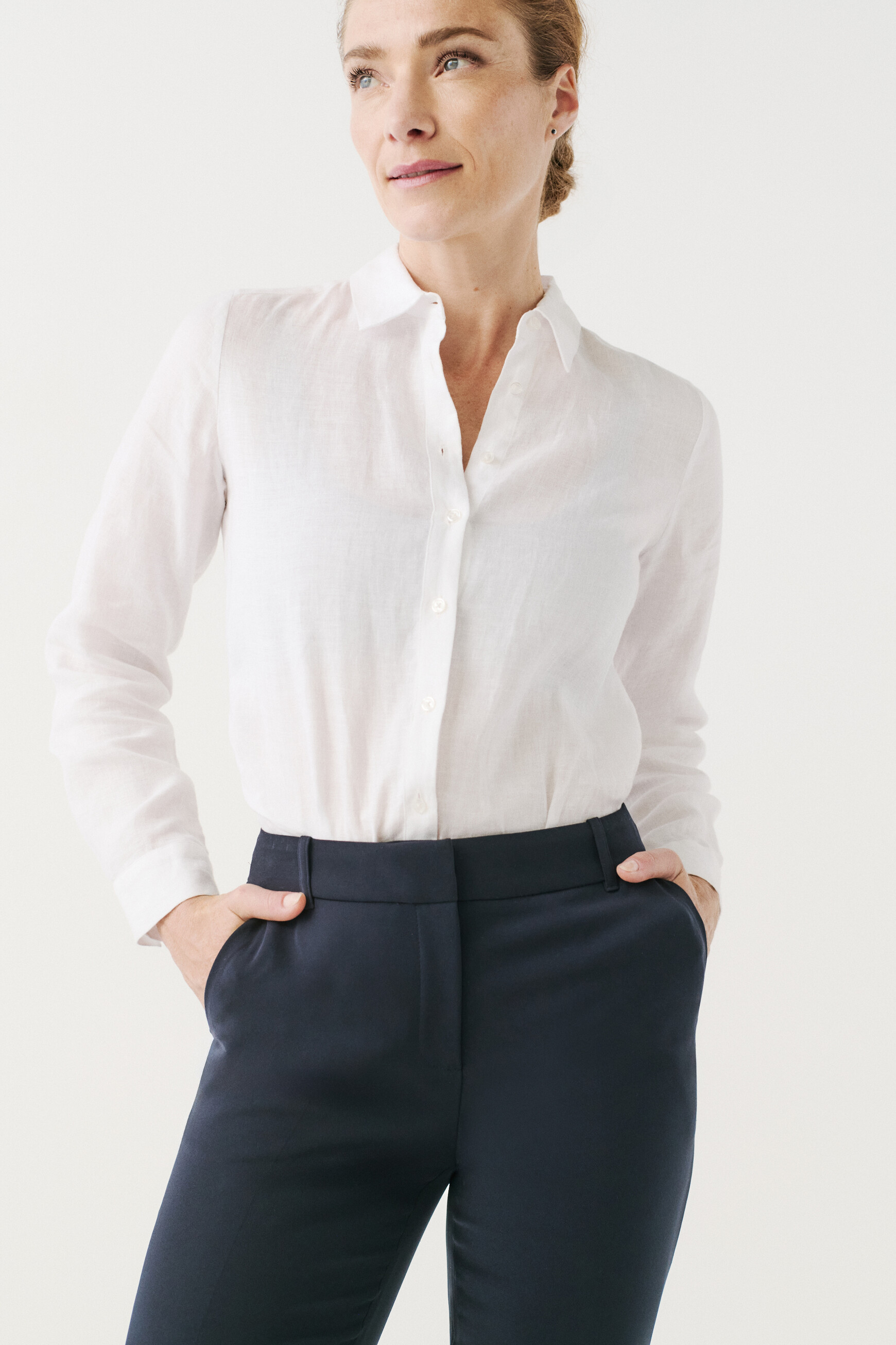 pantalon pgautier bleu marine femme Pantalon pgautier bleu marine femme