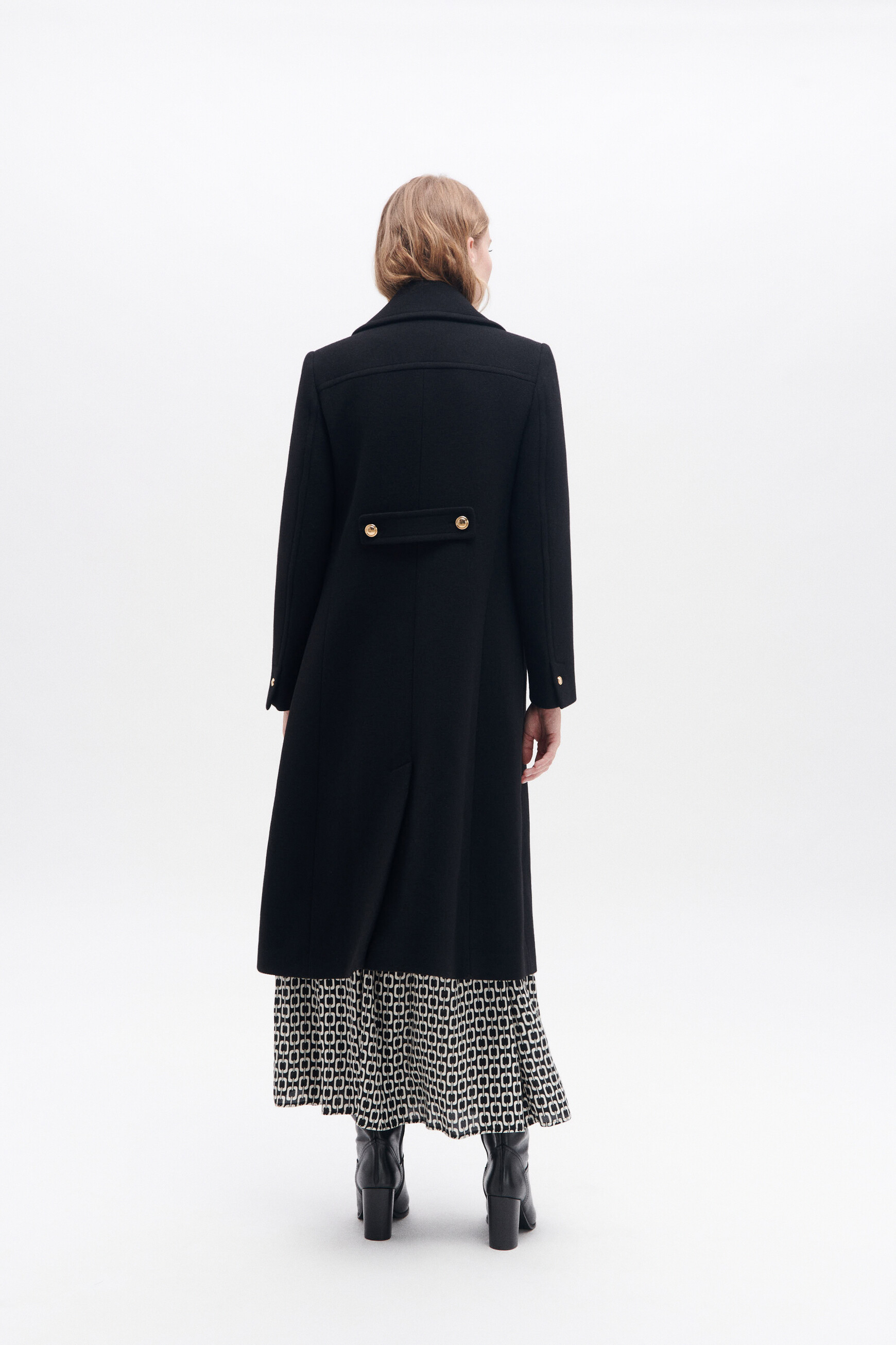 Manteau guimo noir femme