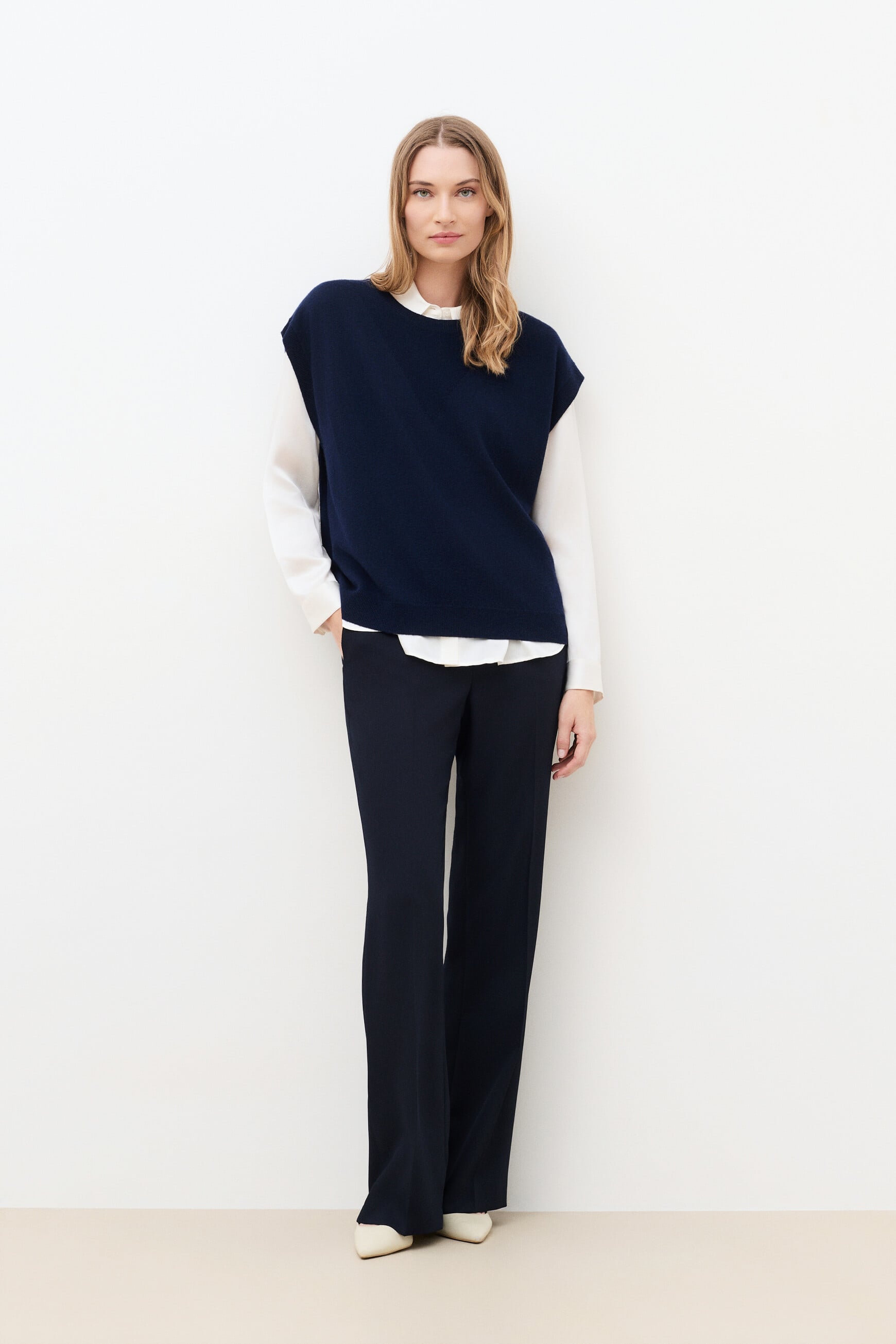 Mathilde sweater navy blue woman