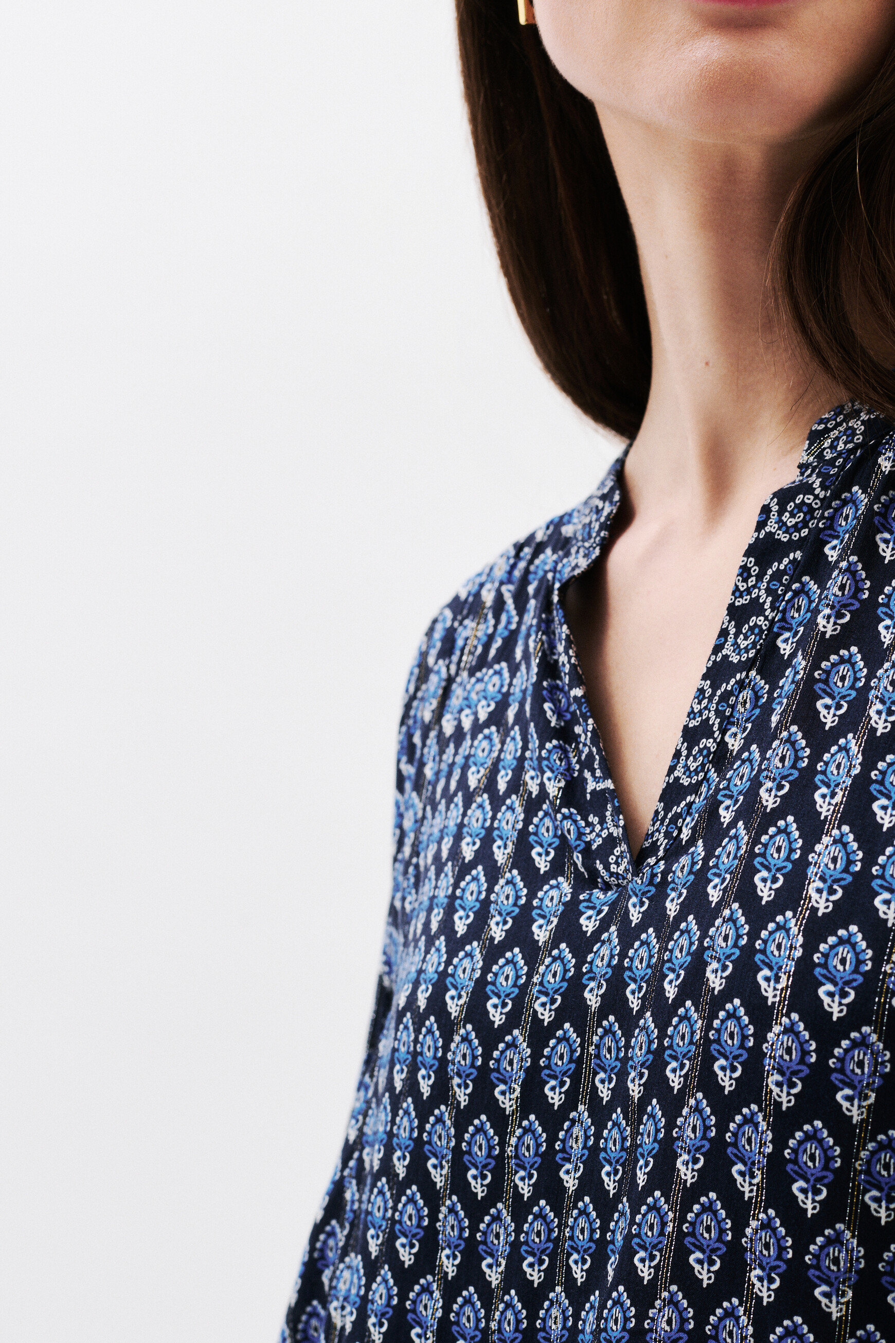 blouse charmy bleu marine femme Blouse Charmy bleu marine femme