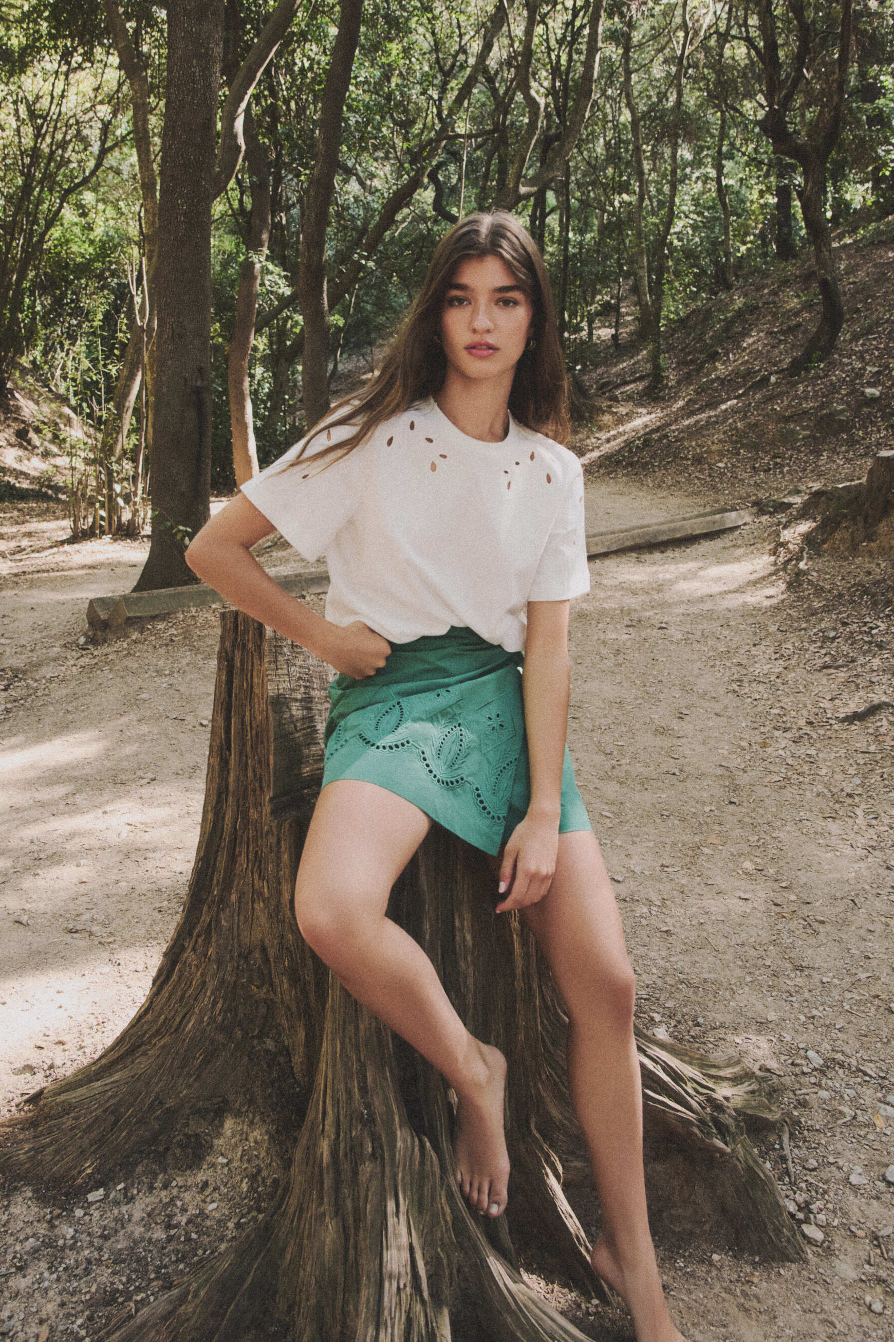 Partenabrode skirt-shorts green woman