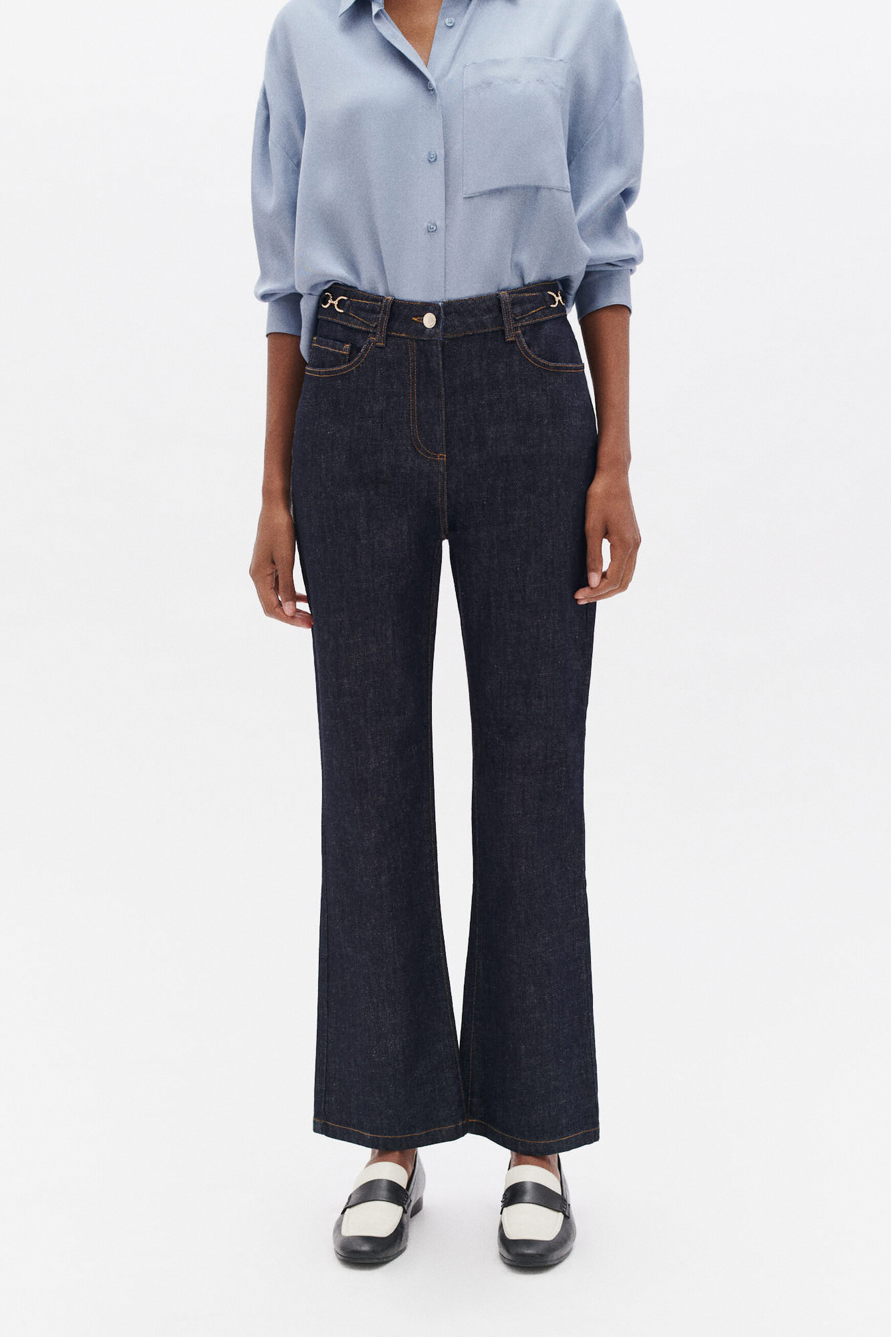 pantalon palma denim double stone femme Pantalon palma denim double stone femme
