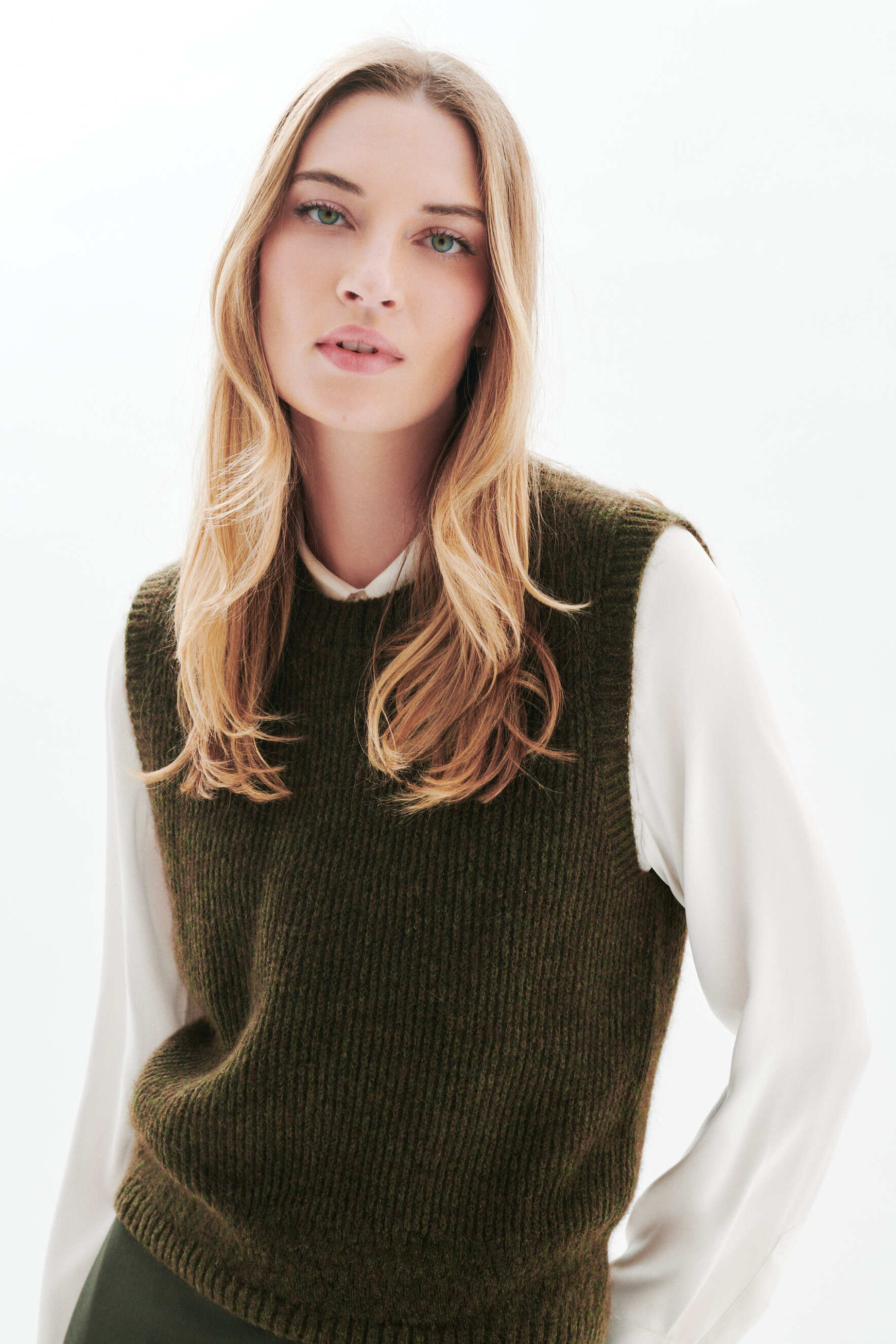 mclaire sweater khaki green woman Mclaire sweater khaki green woman