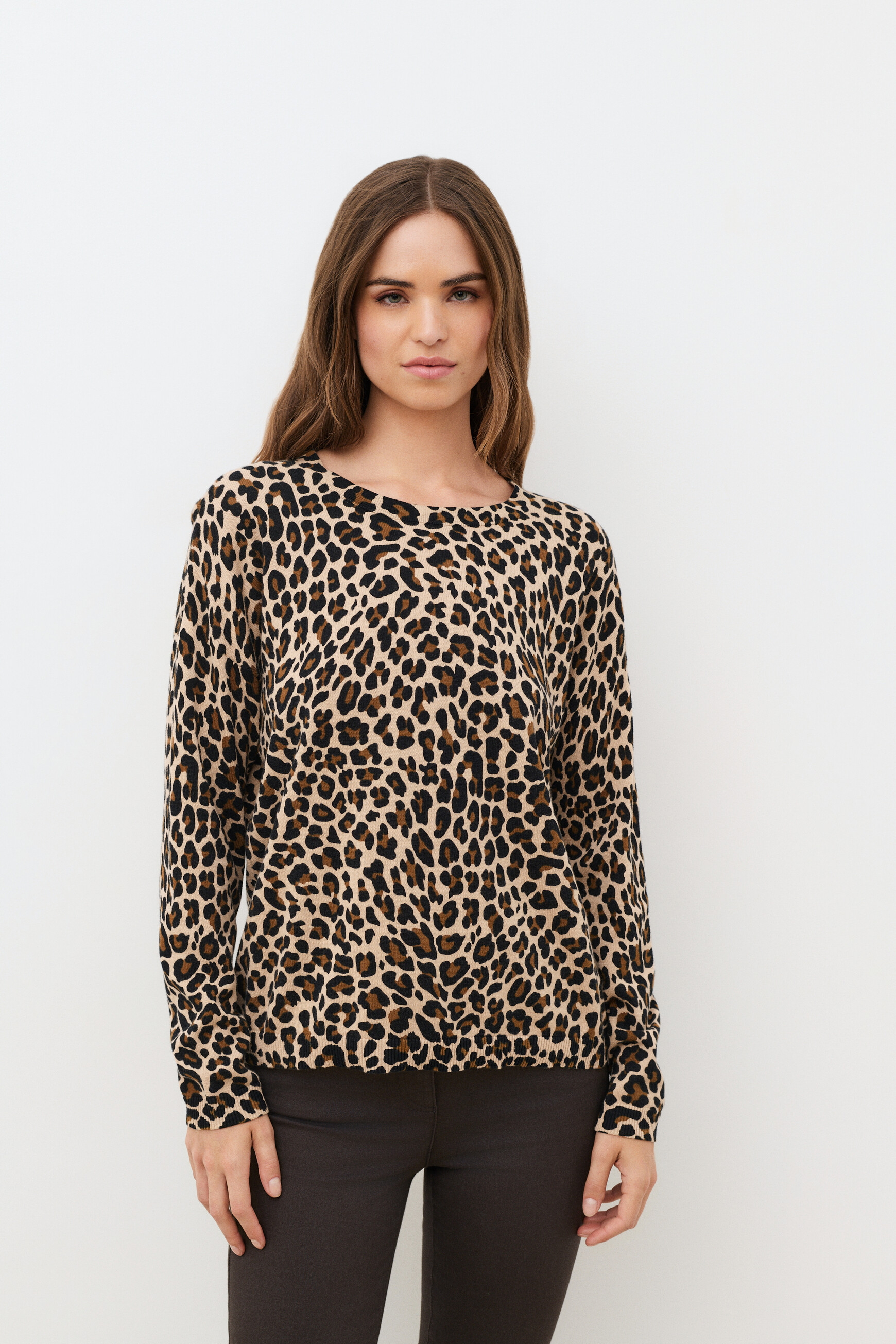 Mado sweater cognac brown woman