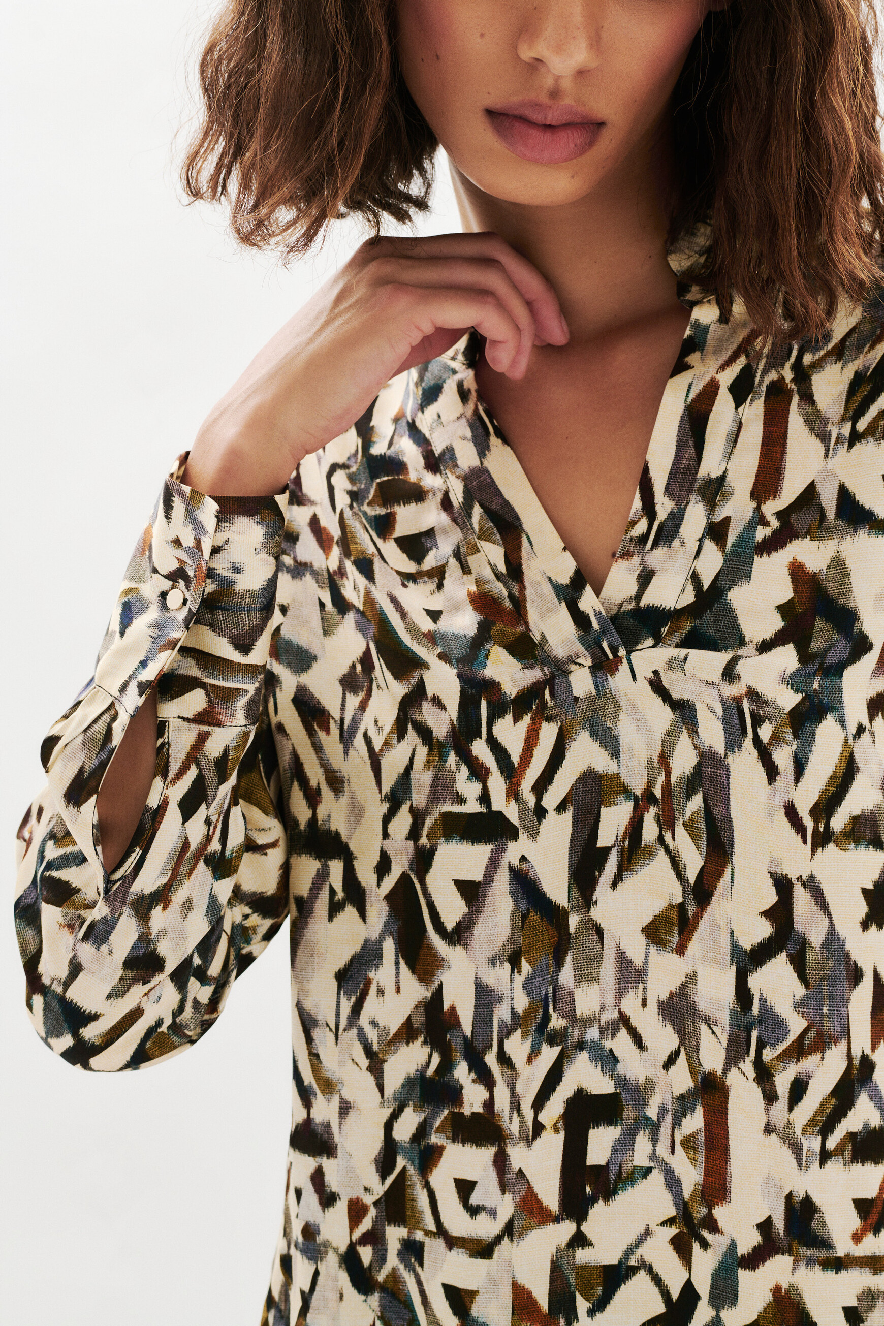 Chemise Clara ecru femme