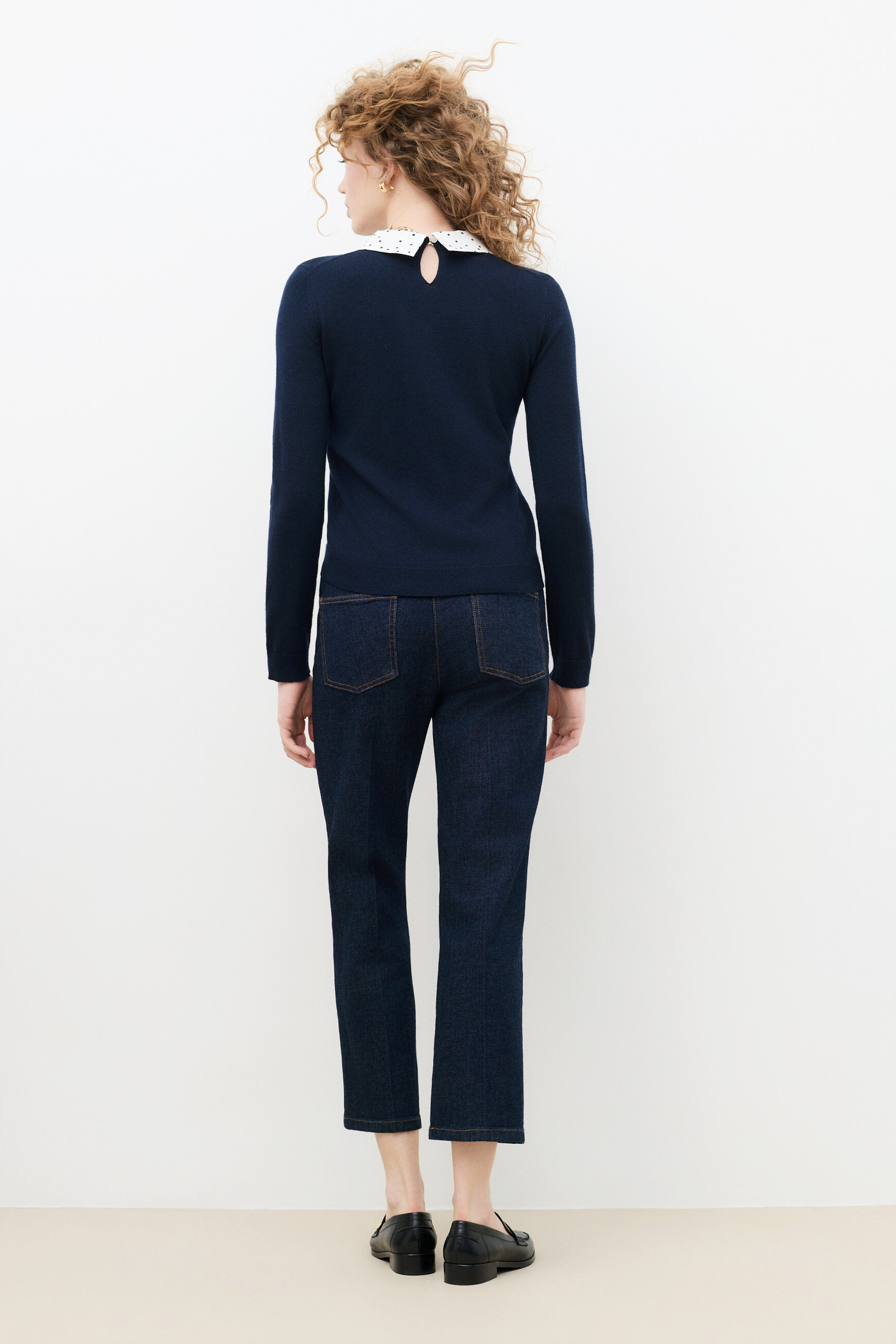 Mpamela sweater navy blue woman