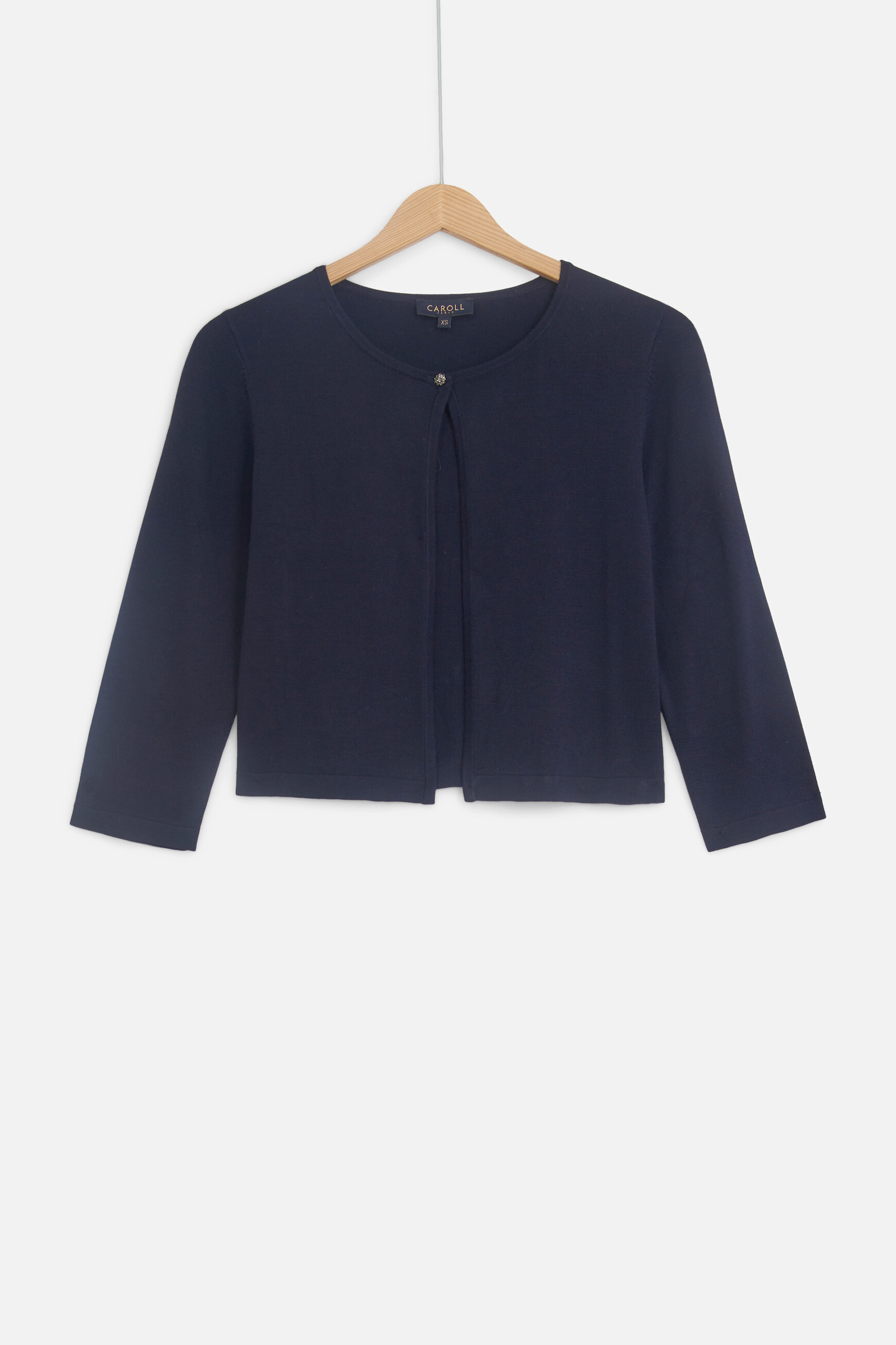 gilet bolero bleu marine