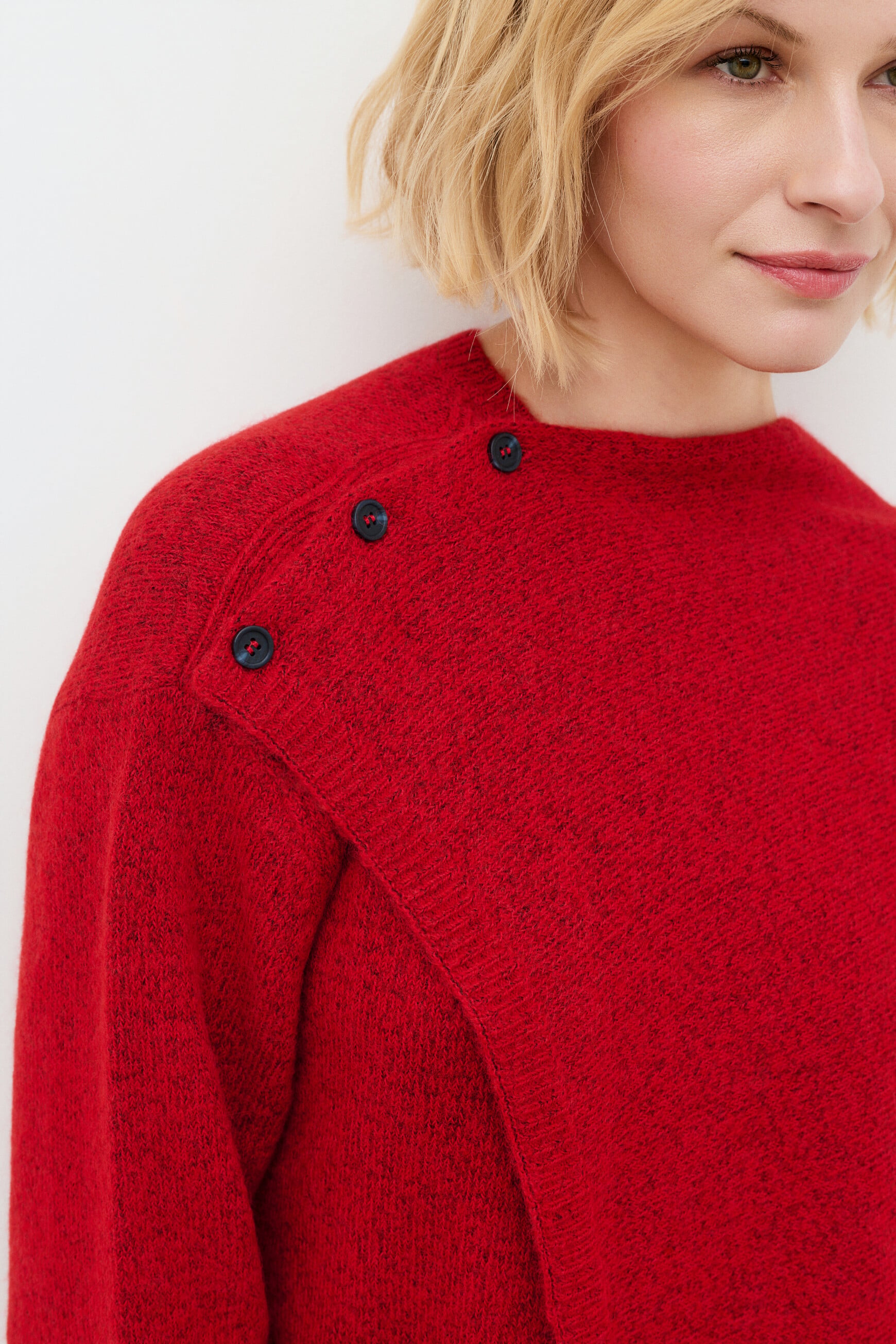 Mdaphne sweater red woman