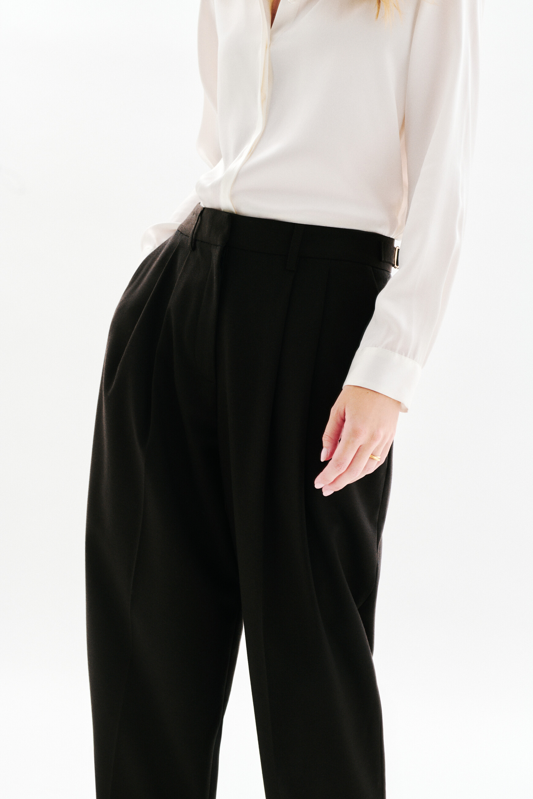 hochgeschnittene hose plume schokoladenbraun damen Hochgeschnittene Hose Plume schokoladenbraun damen