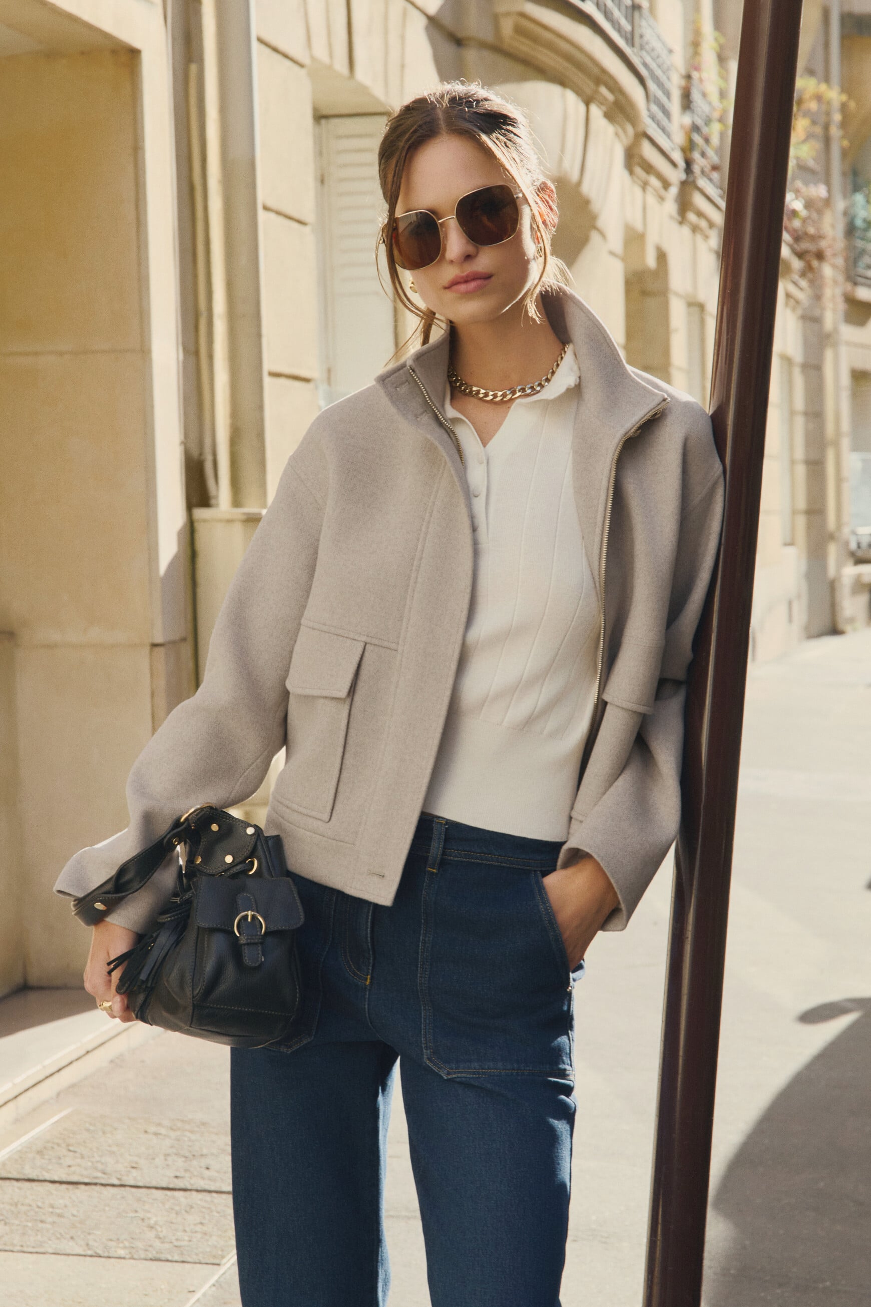 Gmaddie2 coat light brown woman