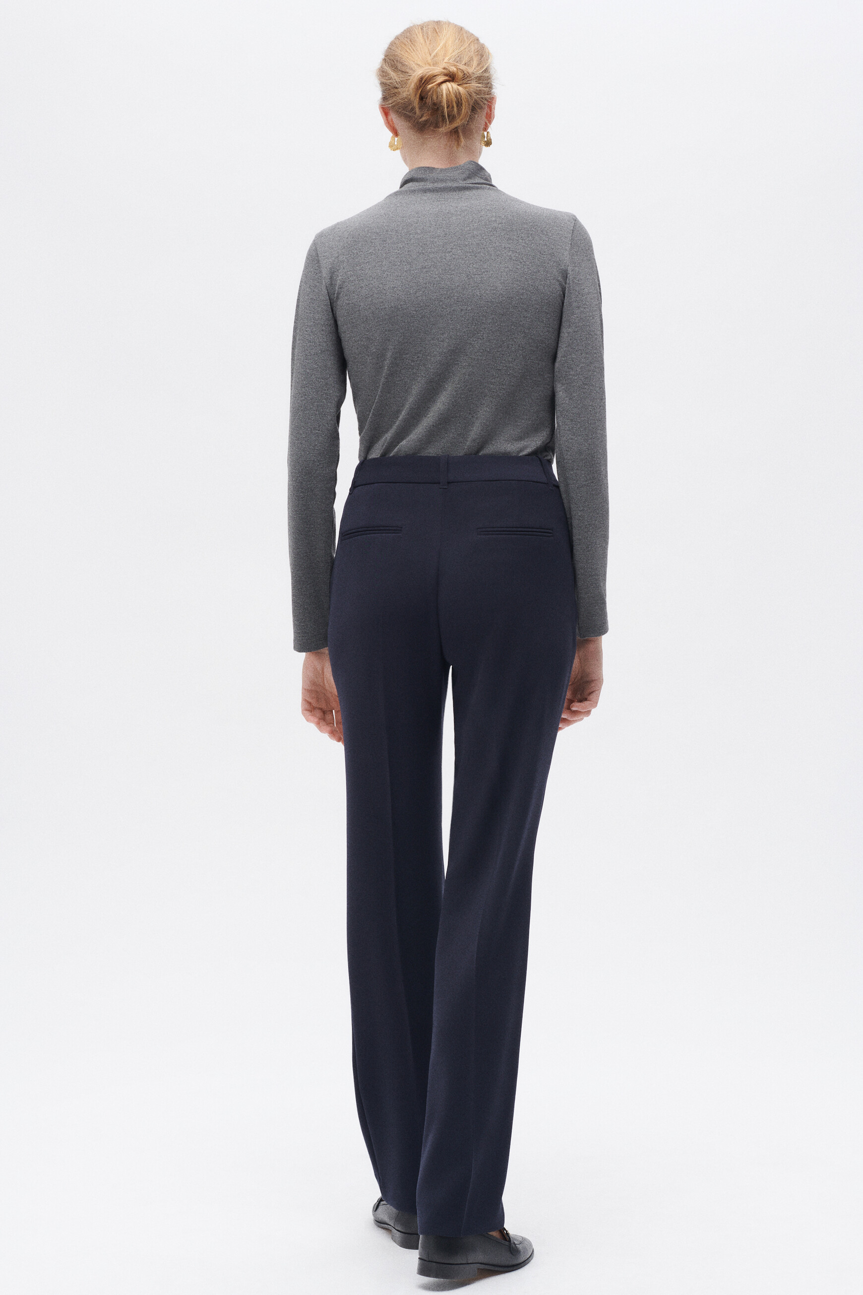 pantalon pclement bleu marine femme Pantalon pclement bleu marine femme