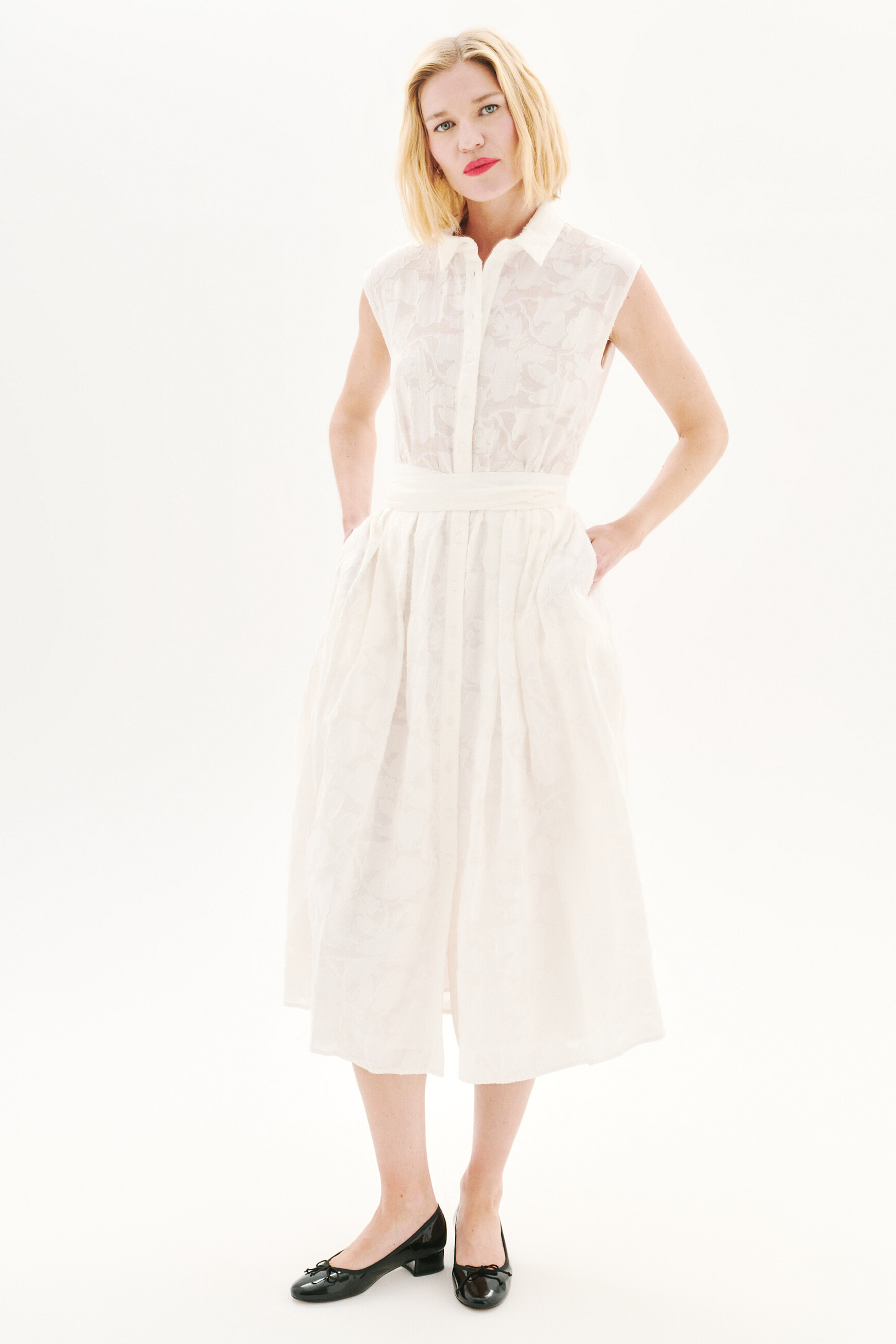 Robe Rbetty ecru femme