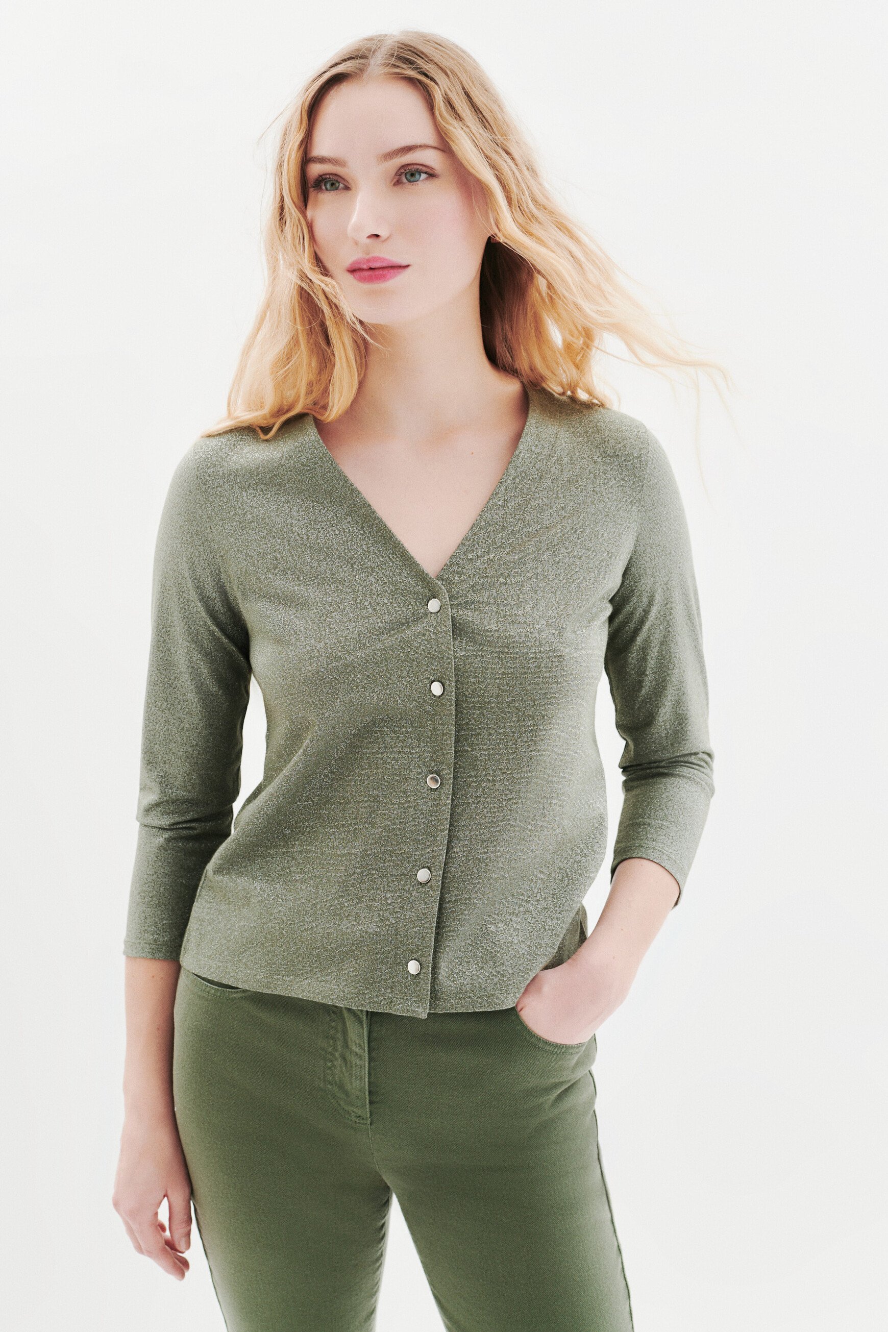 t shirt tsimon vert kaki femme T-shirt Tsimon vert kaki femme