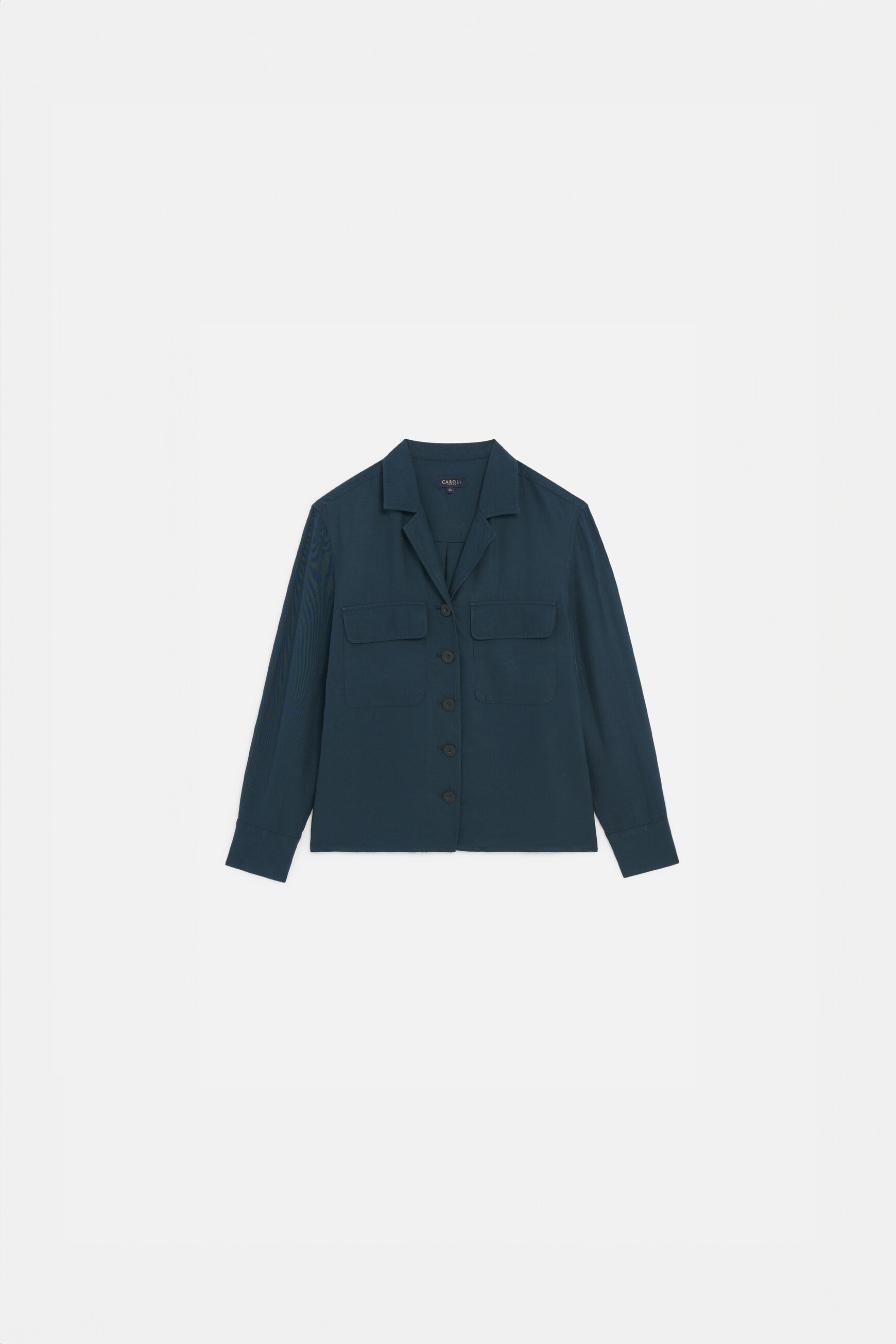 clyde shirt petrol blue woman