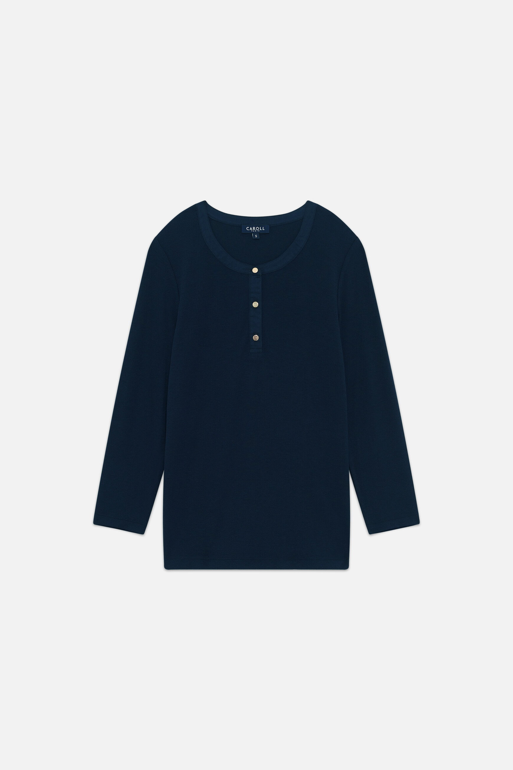T-shirt Ted bleu marine femme