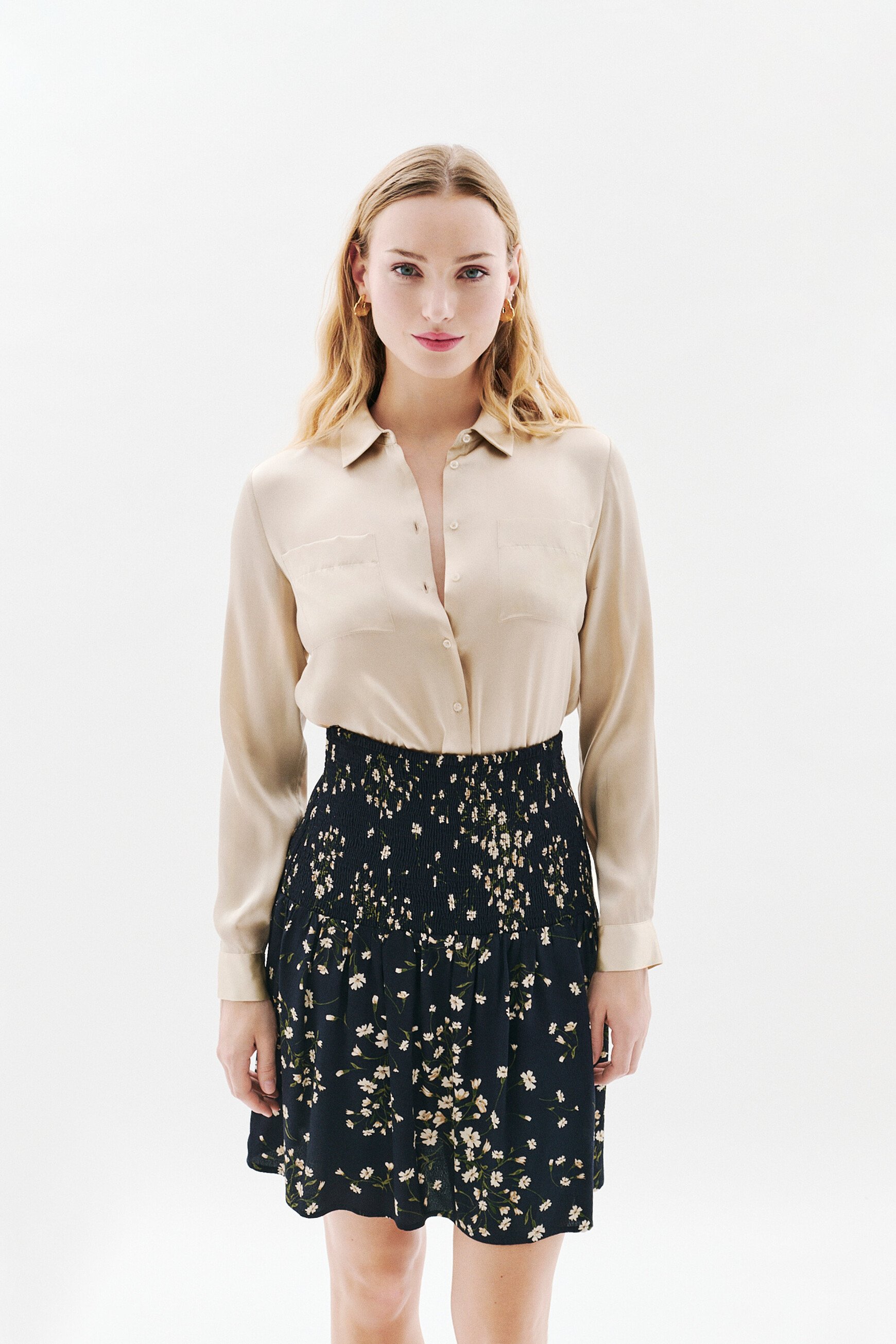 Falda Jessie negro mujer