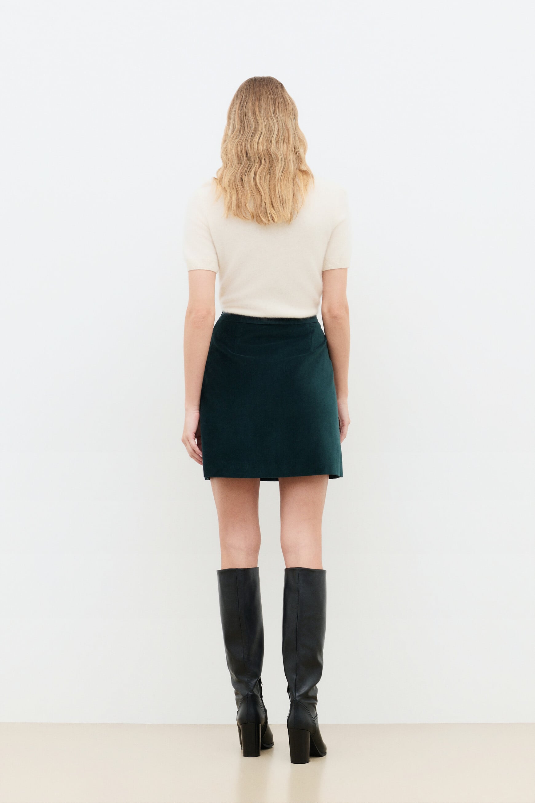 Joda skirt teal green woman