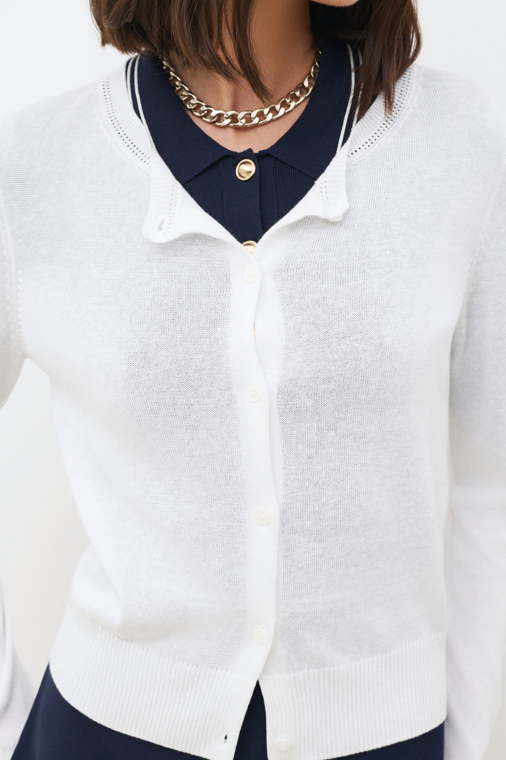 Mcallie sweater ecru woman