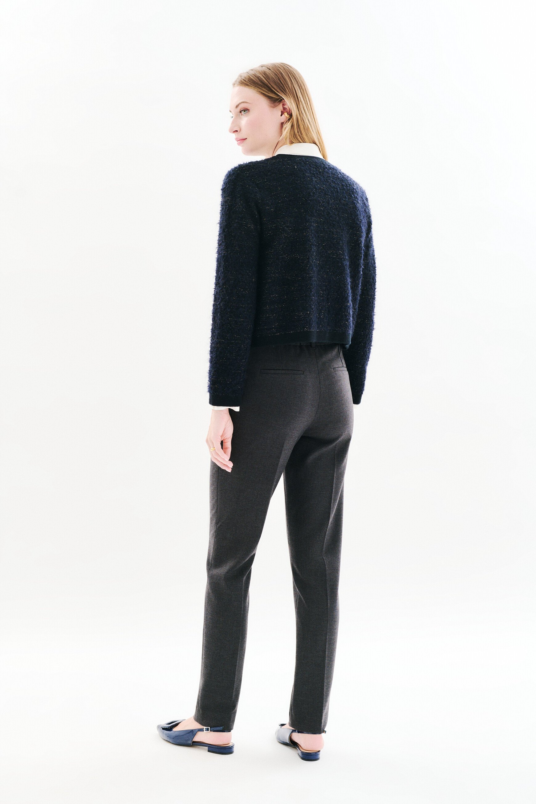 Boléro Mfranca bleu marine femme