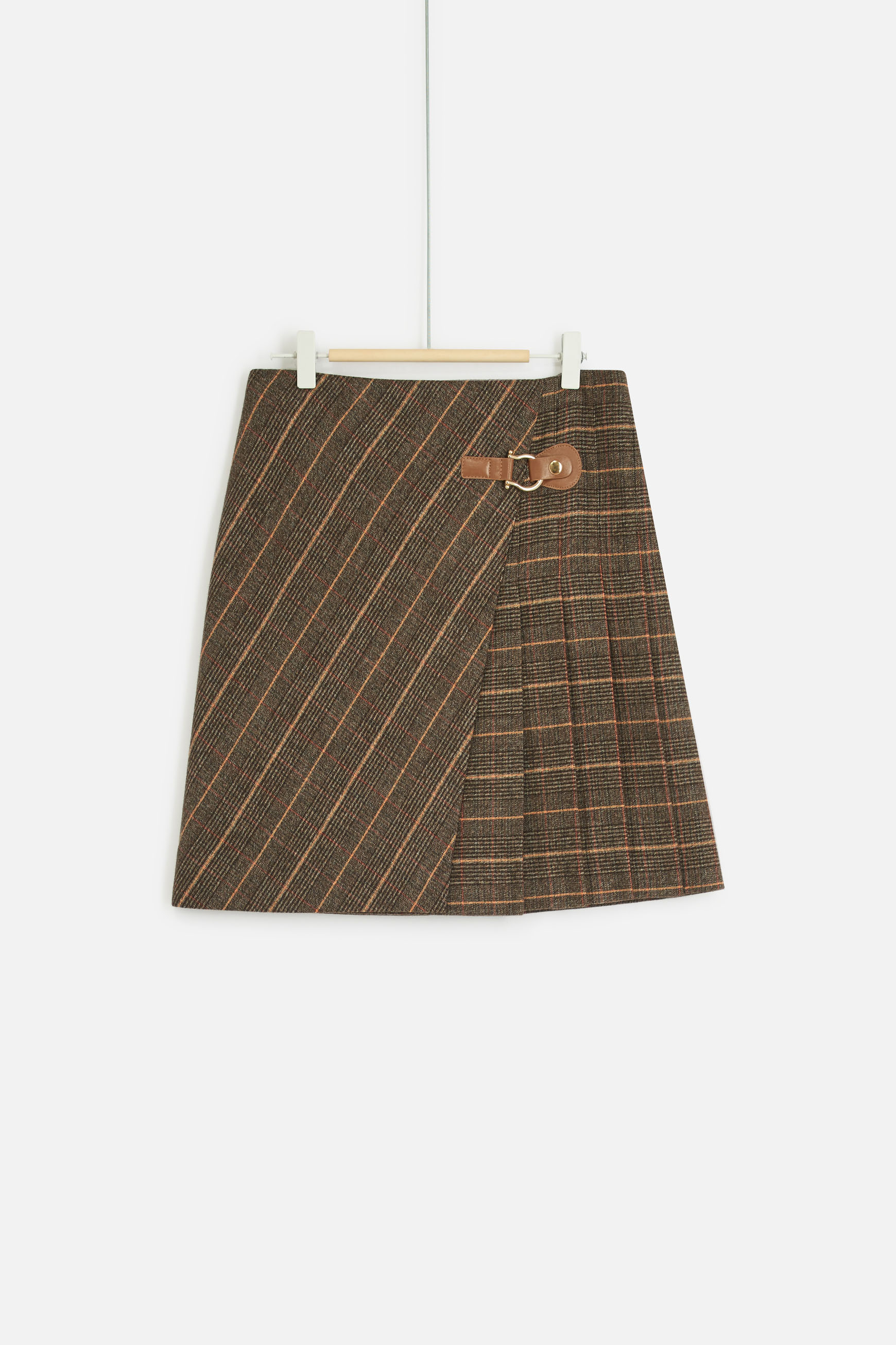 falda margaret marron oscuro mujer Falda Margaret marrón oscuro mujer