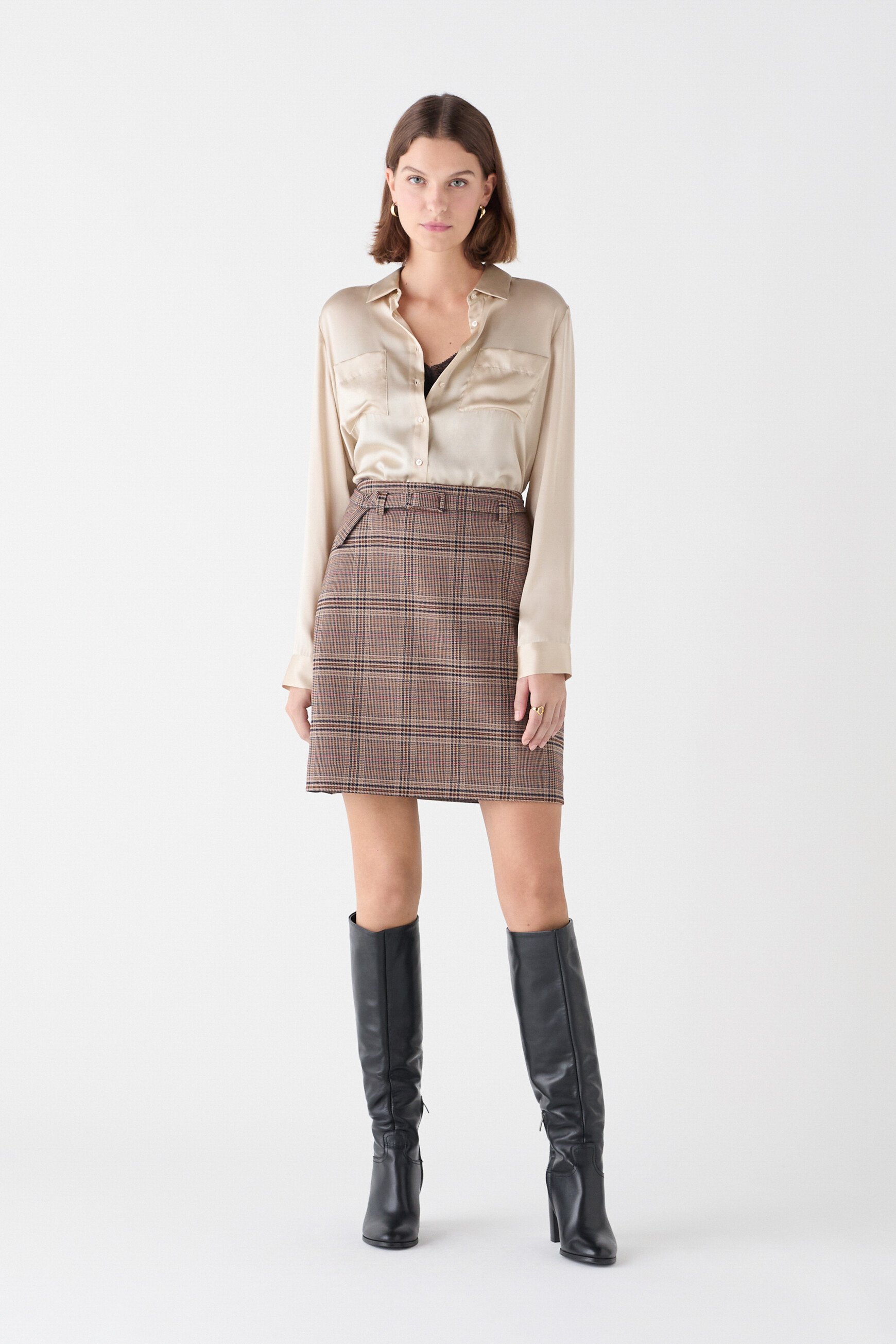 Jany skirt camel woman