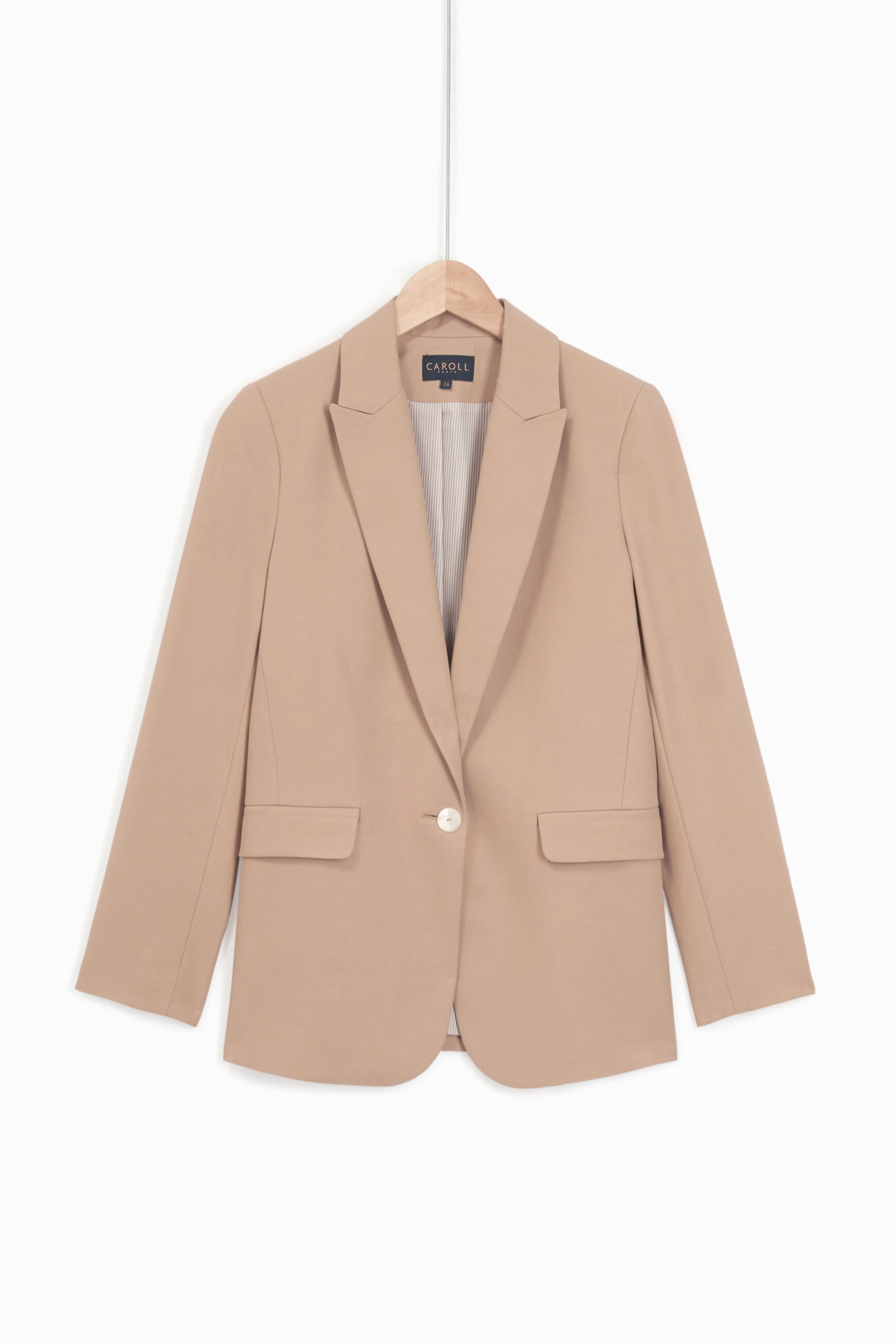 blazer leora classique sable femme