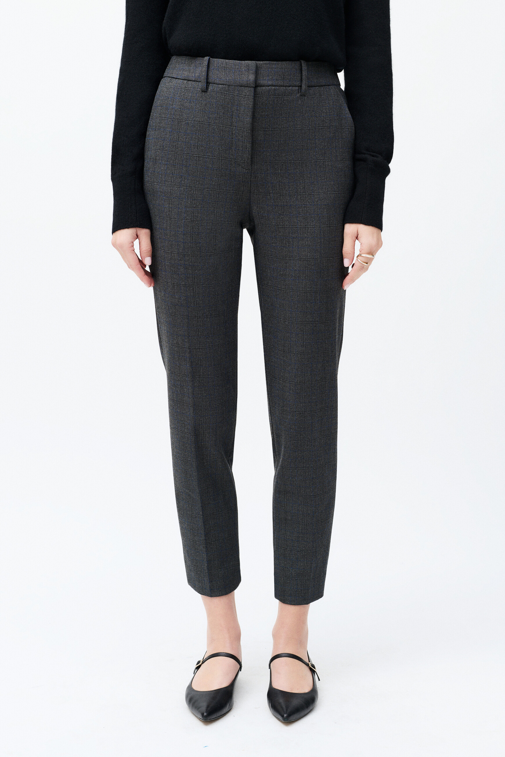 Pantalon Psidiko19 gris femme