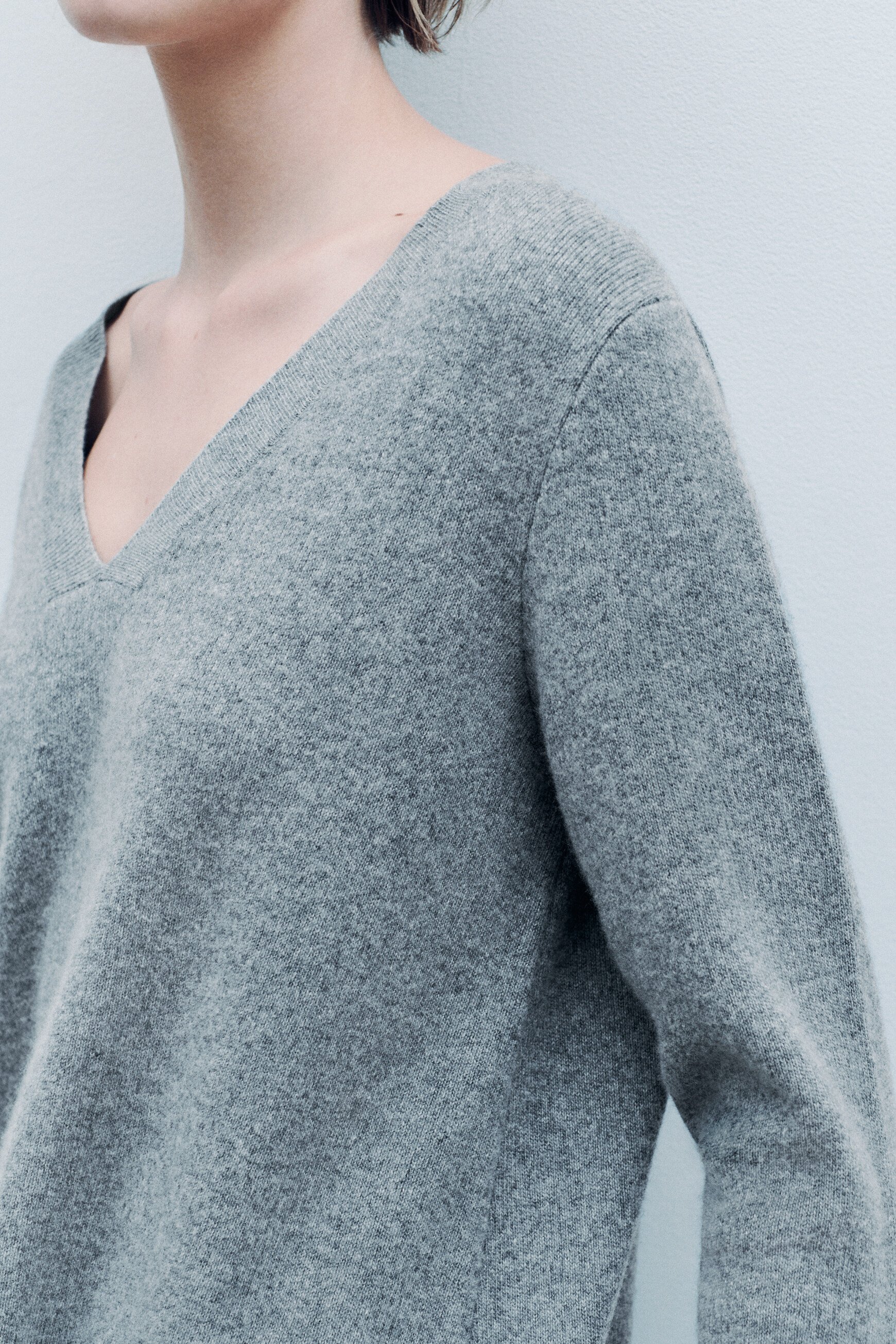Pull Mleopold made in Italy gris femme