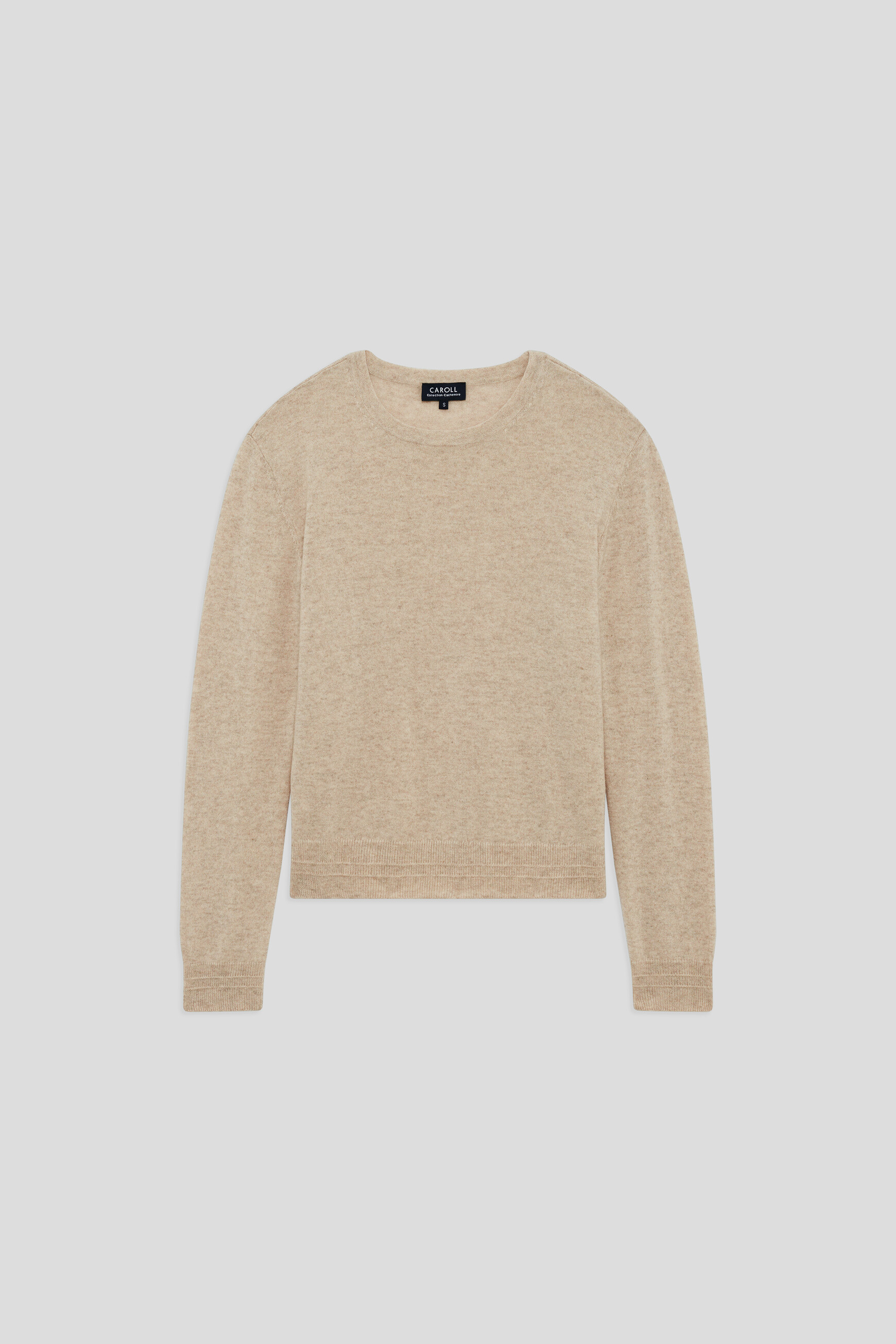 Mjanice sweater 100% cashmere sand woman