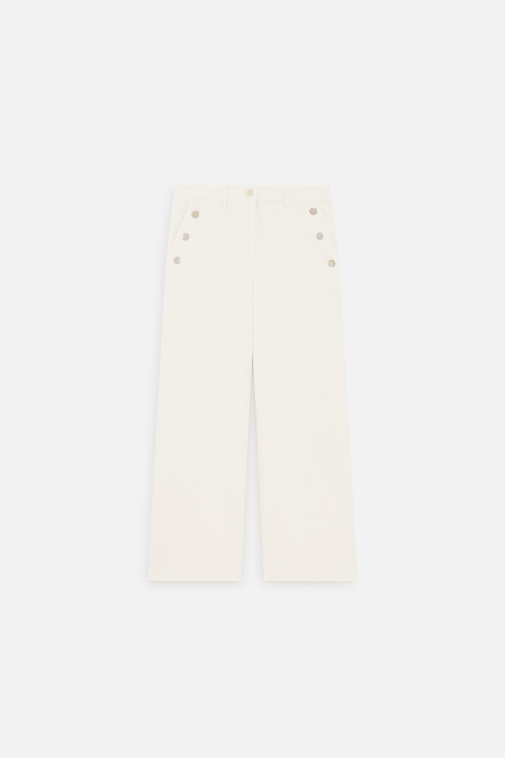 prunelle trousers ivory woman Prunelle trousers ivory woman