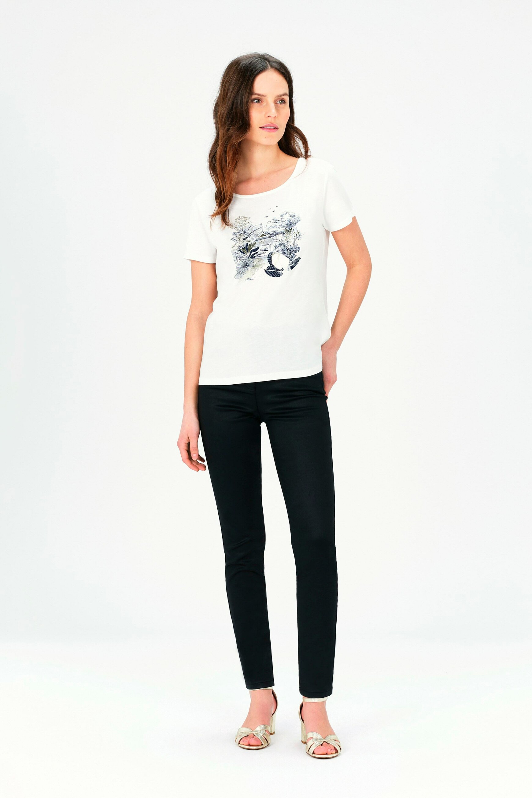 t shirt toutes a lecole taxime house bianco donna T-shirt Toutes à l'école taxime house bianco donna