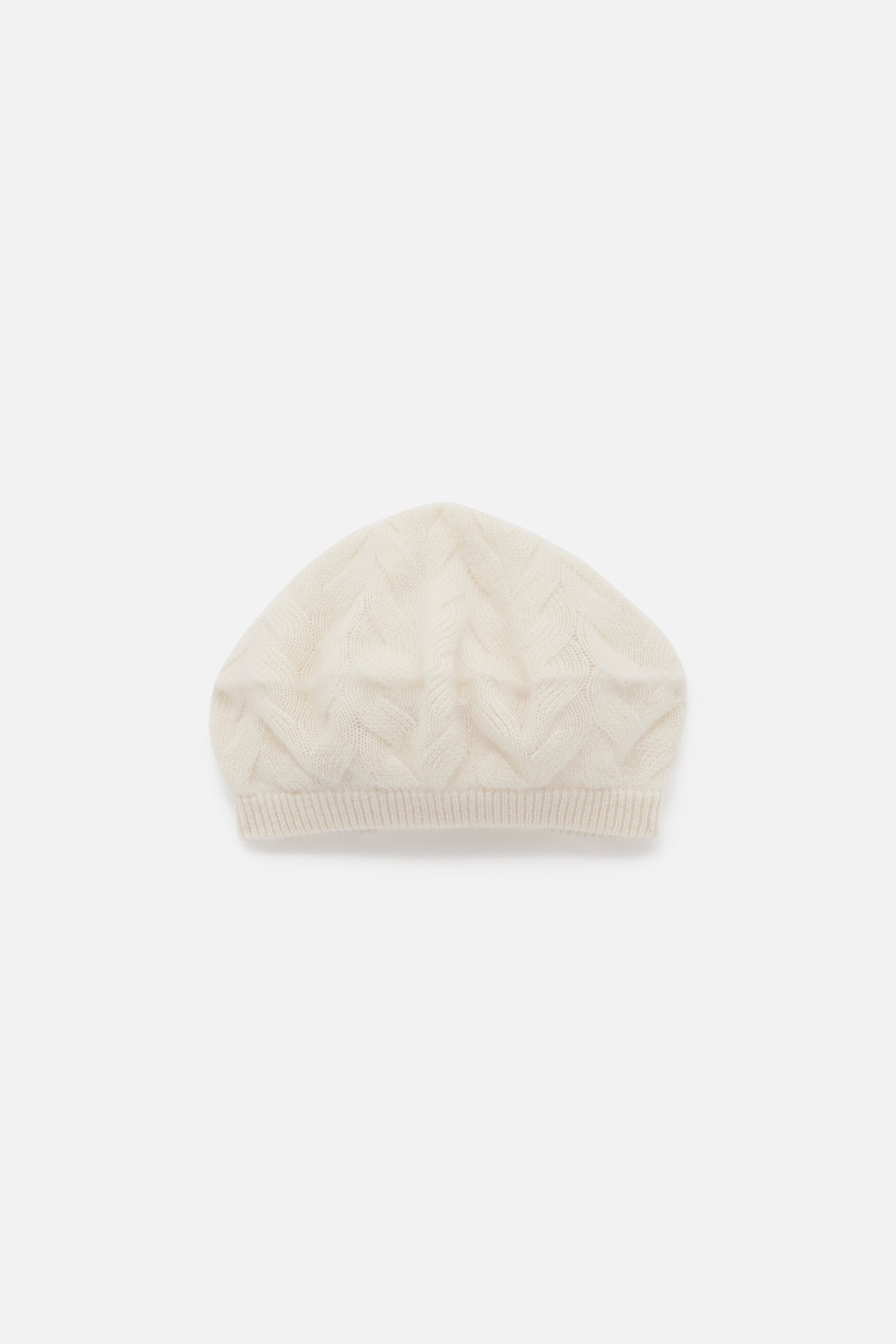 beret berra 100 cachemire ivoire femme Beret berra 100% cachemire ivoire femme