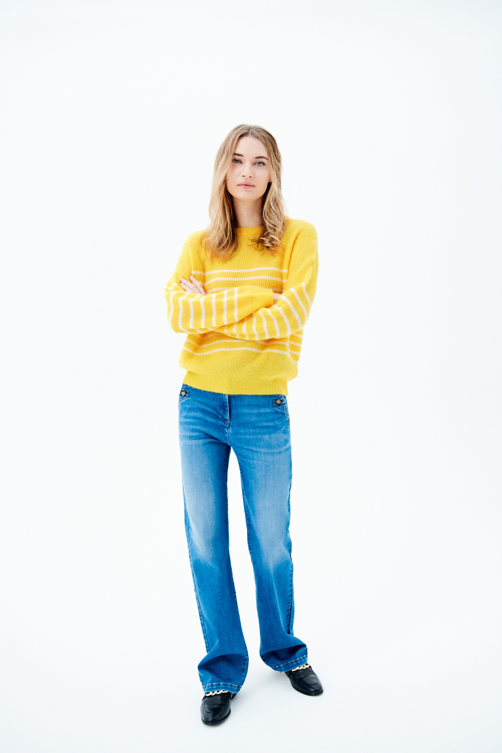 Pull jaune hotsell