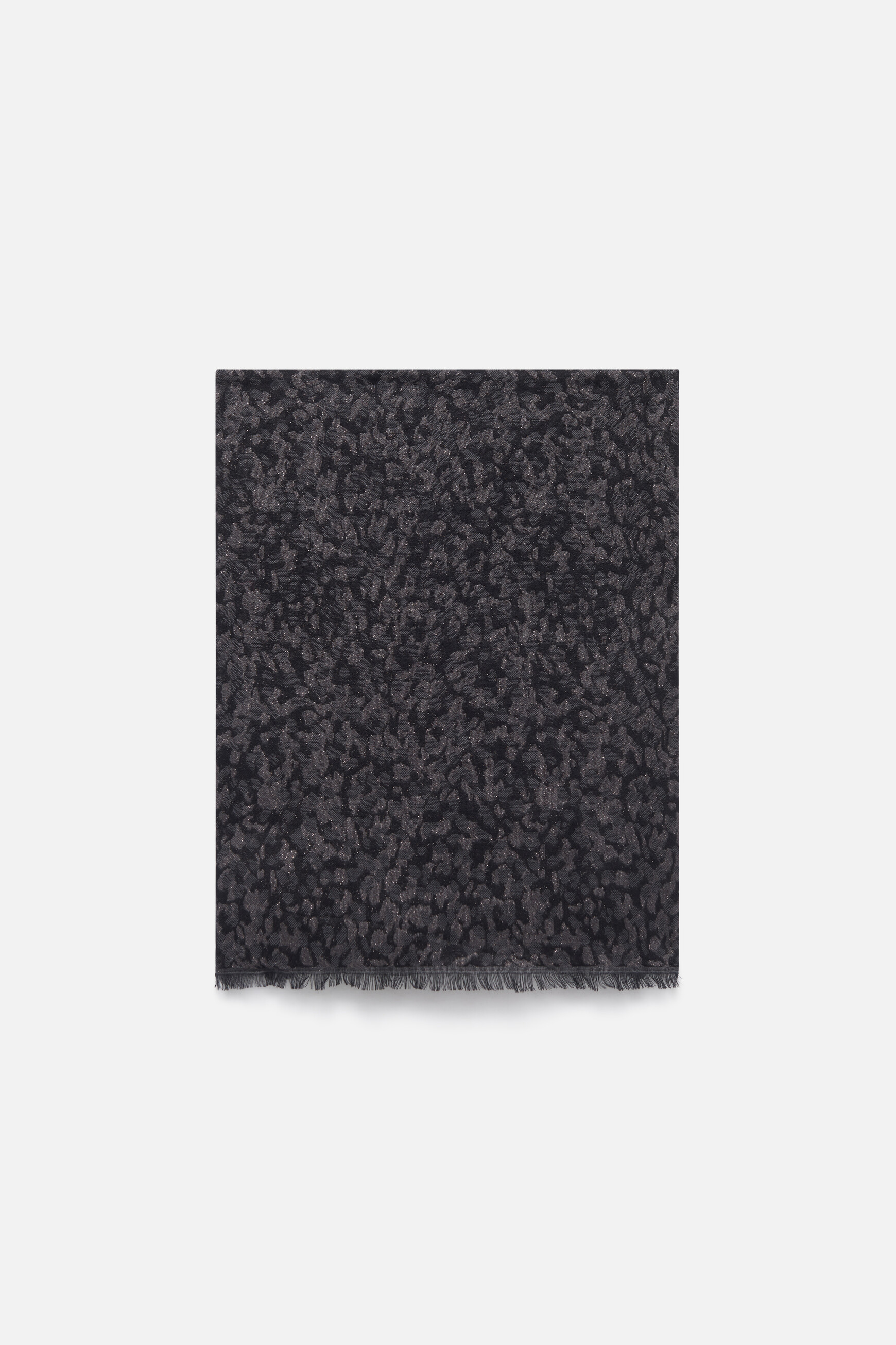 malone scarf dark grey woman